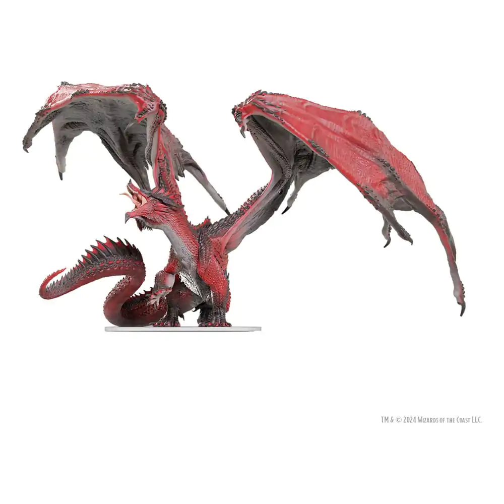 D&D Icons of the Realms Prepainted Miniature Adult Red Dragon Tyrant 18 cm produktová fotografia