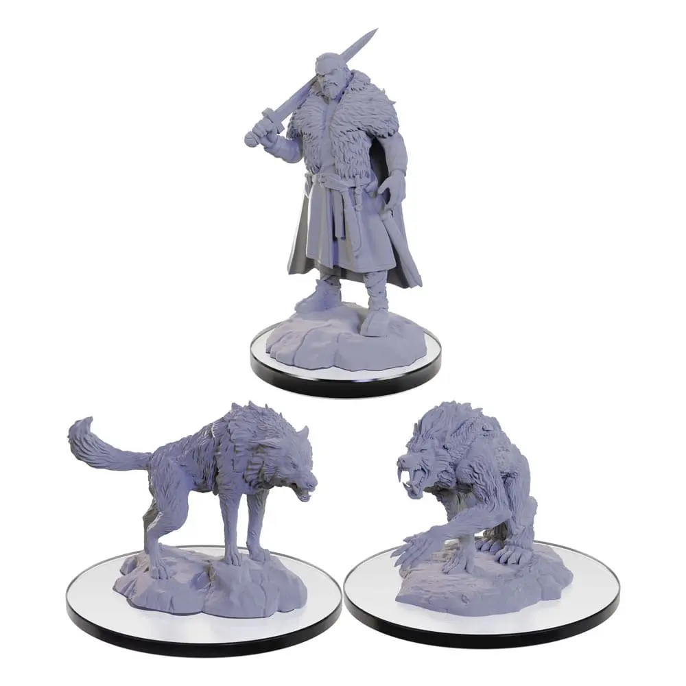 D&D Nolzur's Marvelous Miniatures miniatúra Nenafarbený Loup Garou produktová fotografia