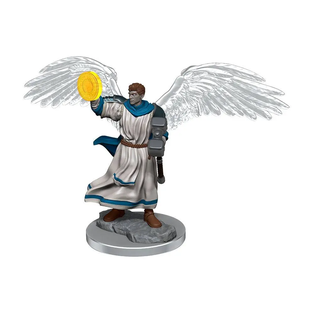 D&D Nolzur's Marvelous Miniatures Unpainted Miniatures 2-Pack Aasimar Klerik Muž – 2 balenie produktová fotografia