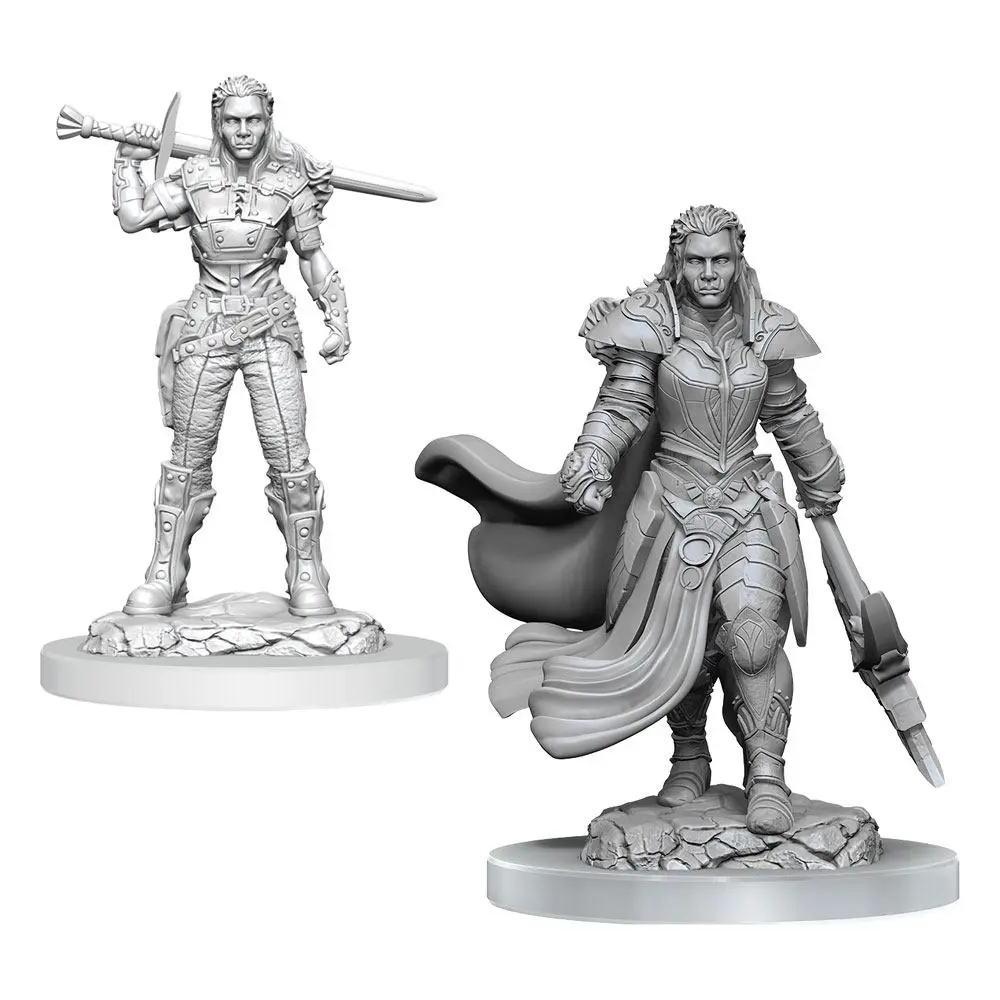 D&D Nolzur's Marvelous Miniatures Nenafarbené Miniatúry 2-Pack Orc Fighter Female produktová fotografia