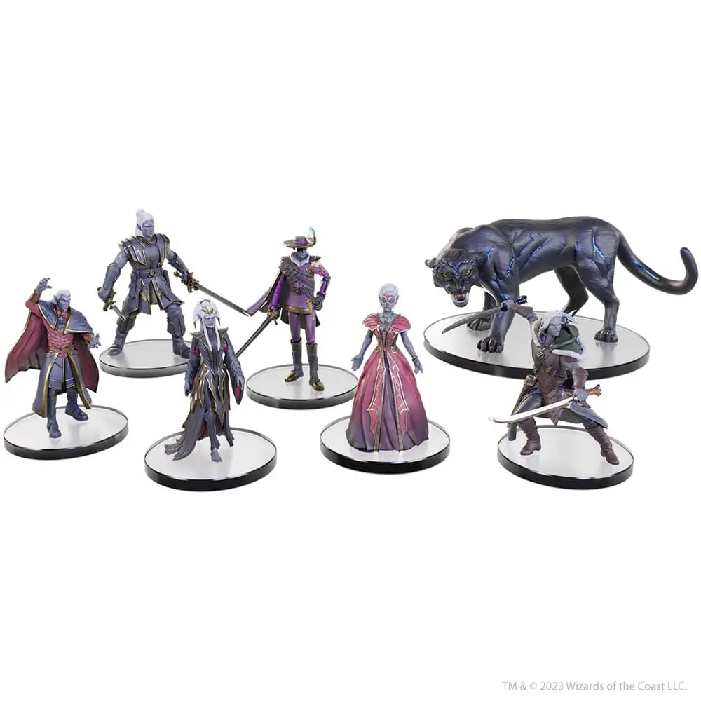 D&D The Legend of Drizzt 35th Anniversary vopred namaľované miniatúry Family & Foes Boxed Set produktová fotografia