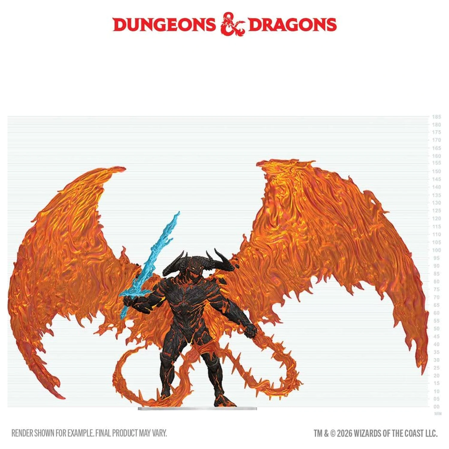 D&D Icons of the Realms Boxed prepainted Miniatures Balor 20 cm produktová fotografia