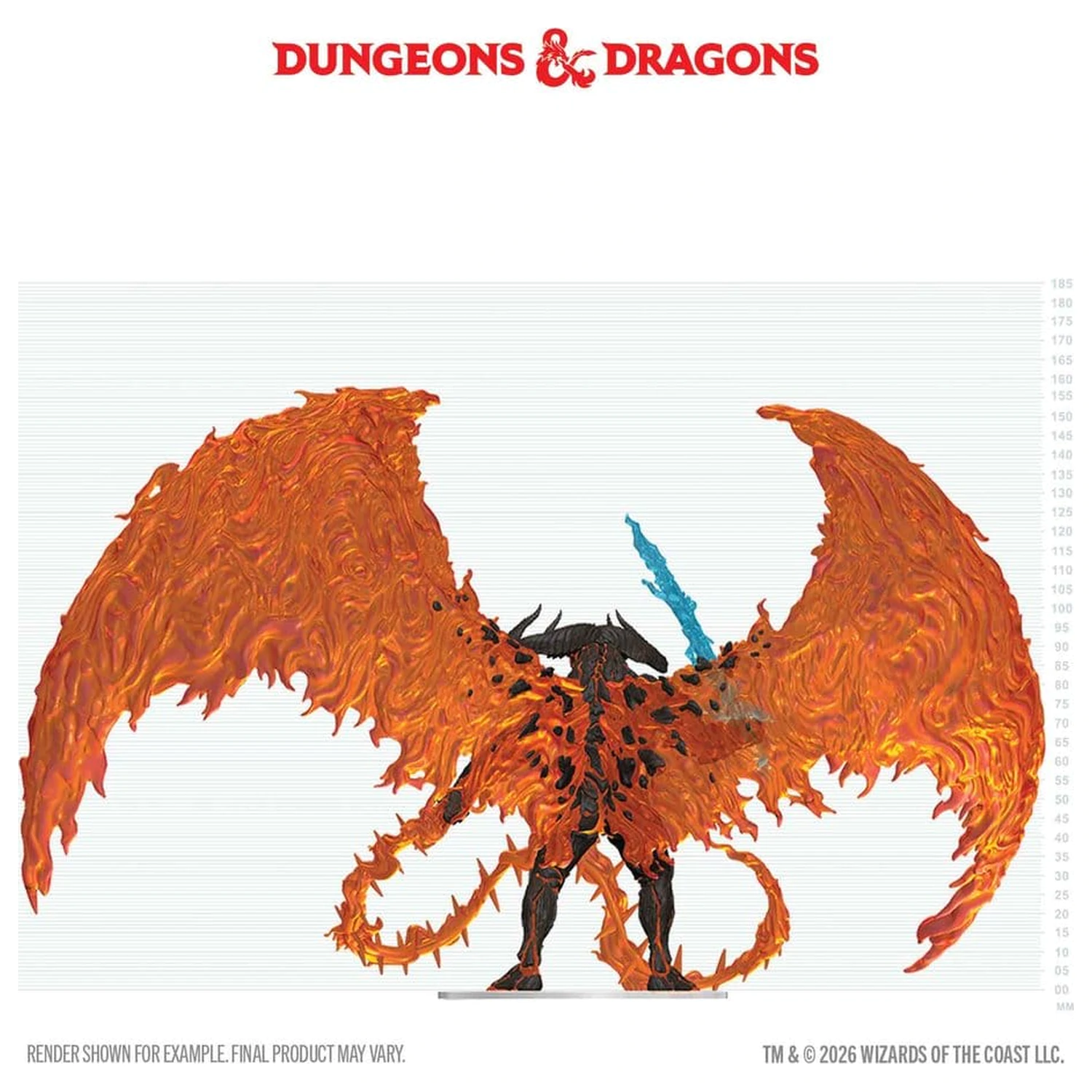 D&D Icons of the Realms Boxed prepainted Miniatures Balor 20 cm produktová fotografia