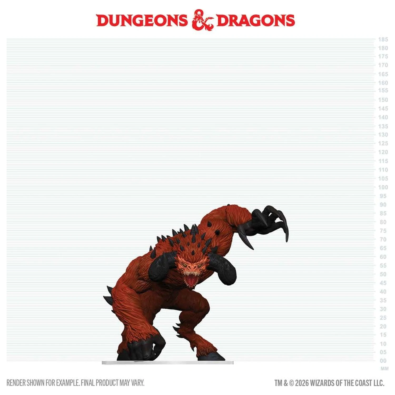 D&D Icons of the Realms Boxed predmaľované miniatúry Goristro 15 cm produktová fotografia