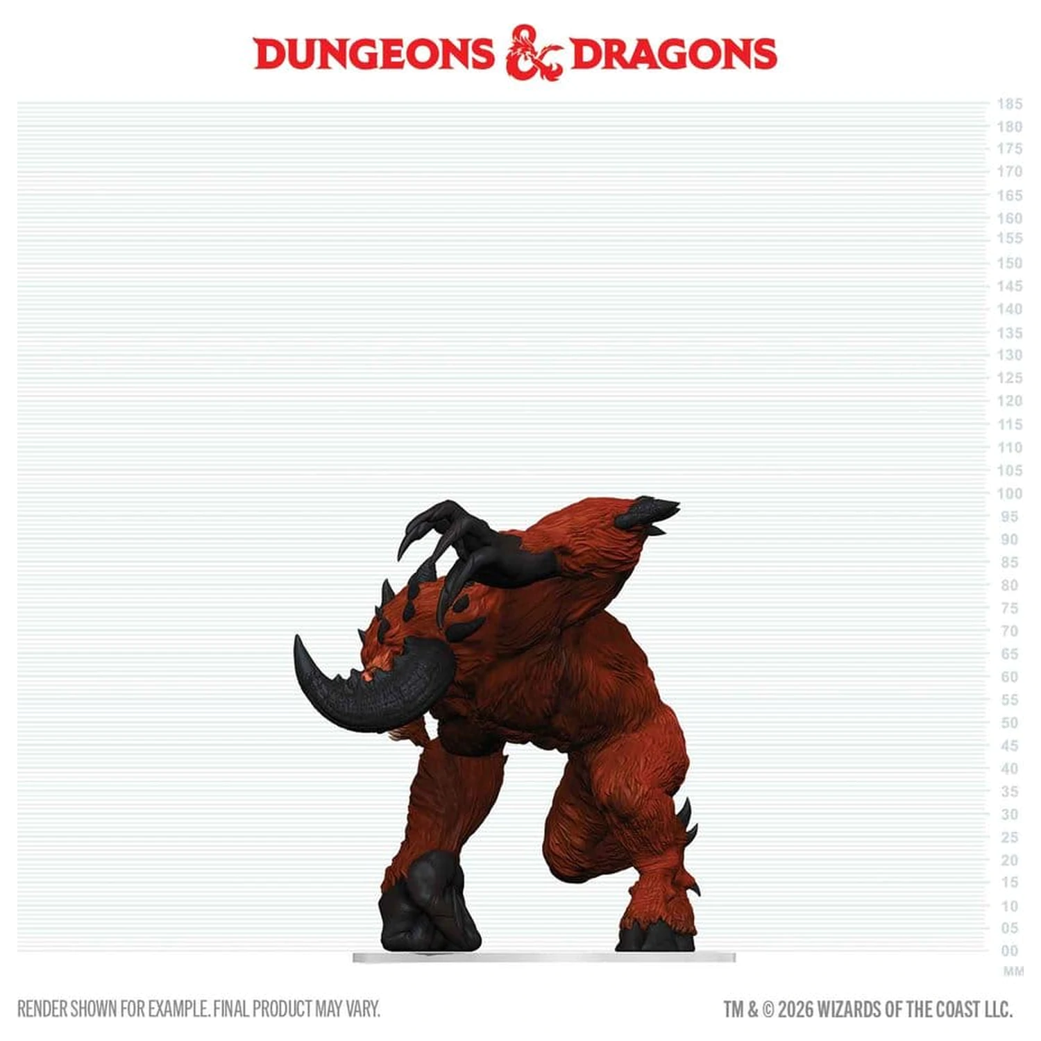 D&D Icons of the Realms Boxed predmaľované miniatúry Goristro 15 cm produktová fotografia