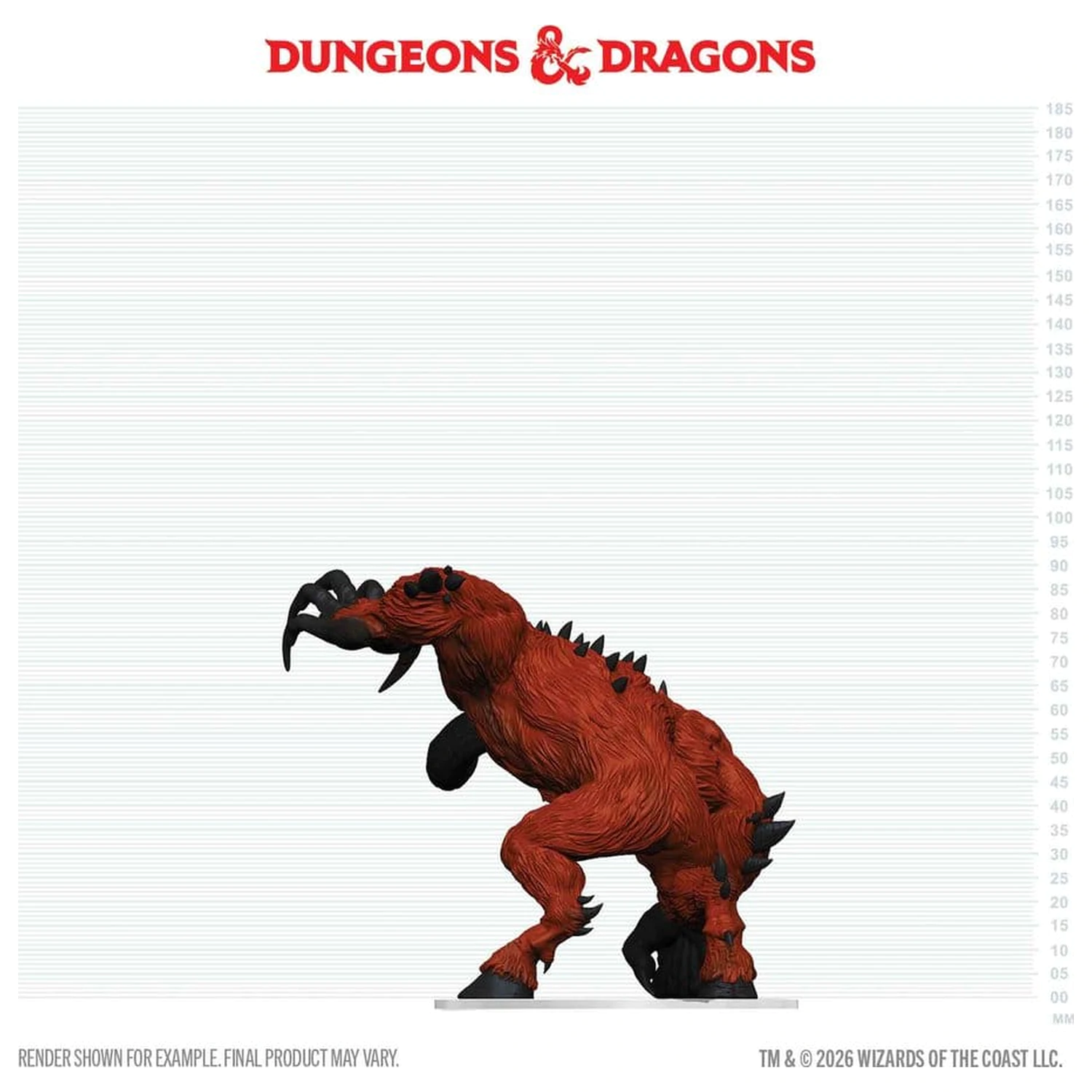 D&D Icons of the Realms Boxed predmaľované miniatúry Goristro 15 cm produktová fotografia
