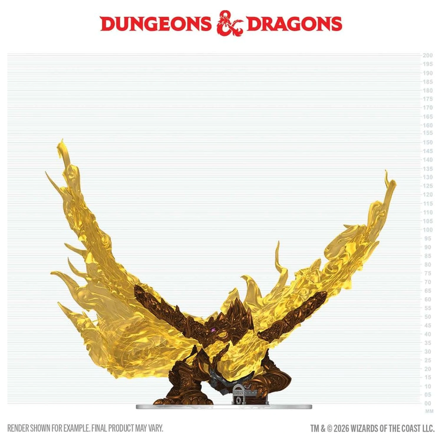 D&D Icons of the Realms Boxed prepainted Miniatures Hollow Dragon 18 cm produktová fotografia
