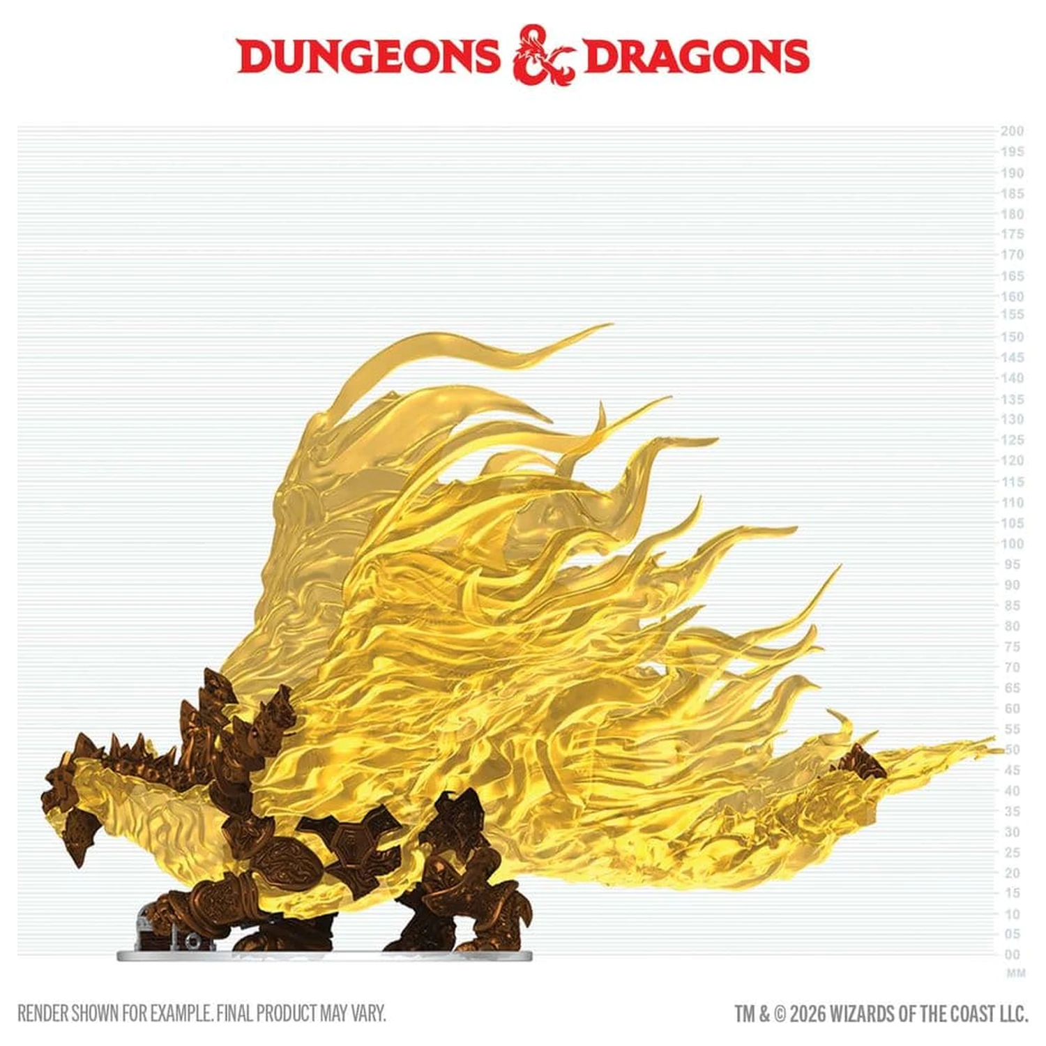 D&D Icons of the Realms Boxed prepainted Miniatures Hollow Dragon 18 cm produktová fotografia