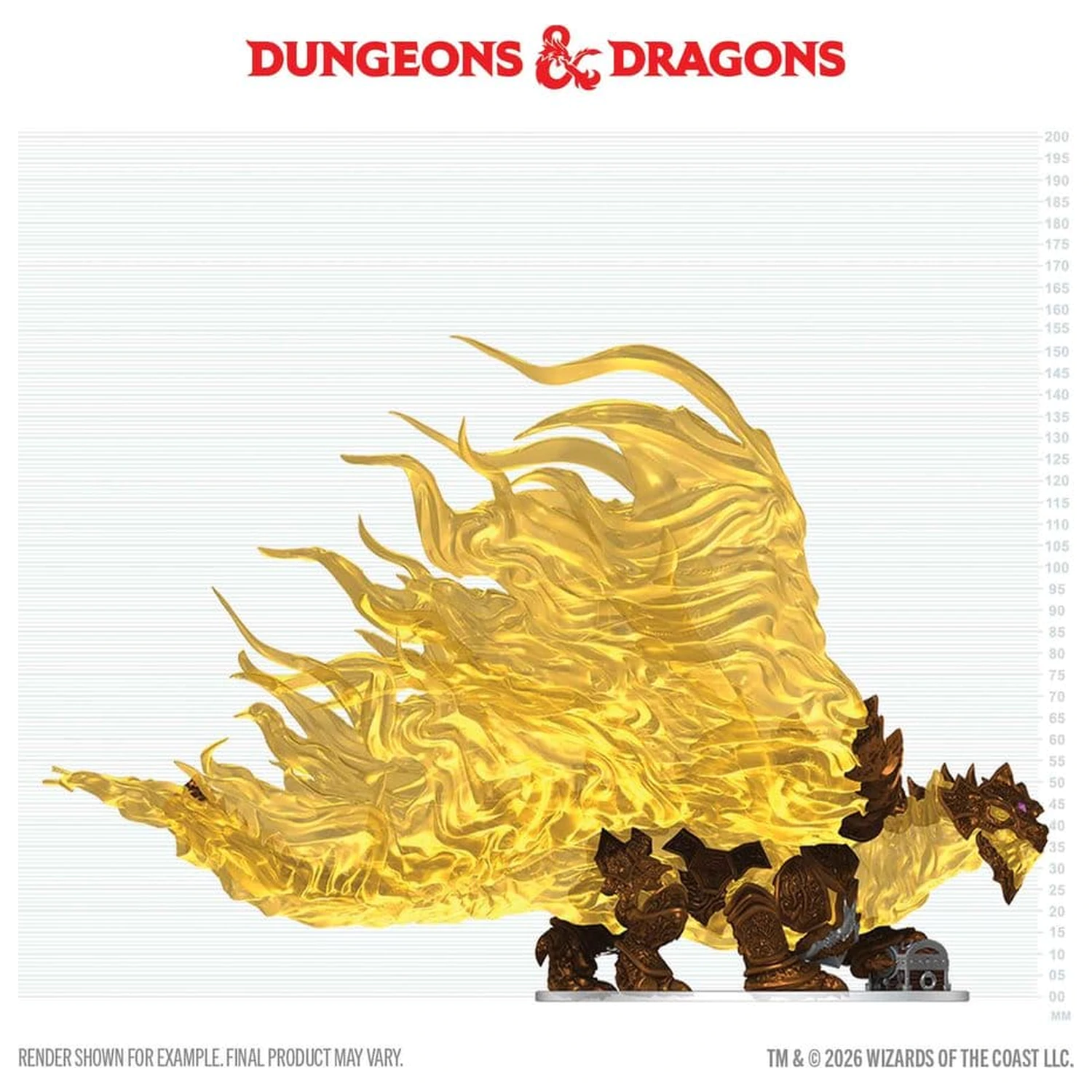 D&D Icons of the Realms Boxed prepainted Miniatures Hollow Dragon 18 cm produktová fotografia