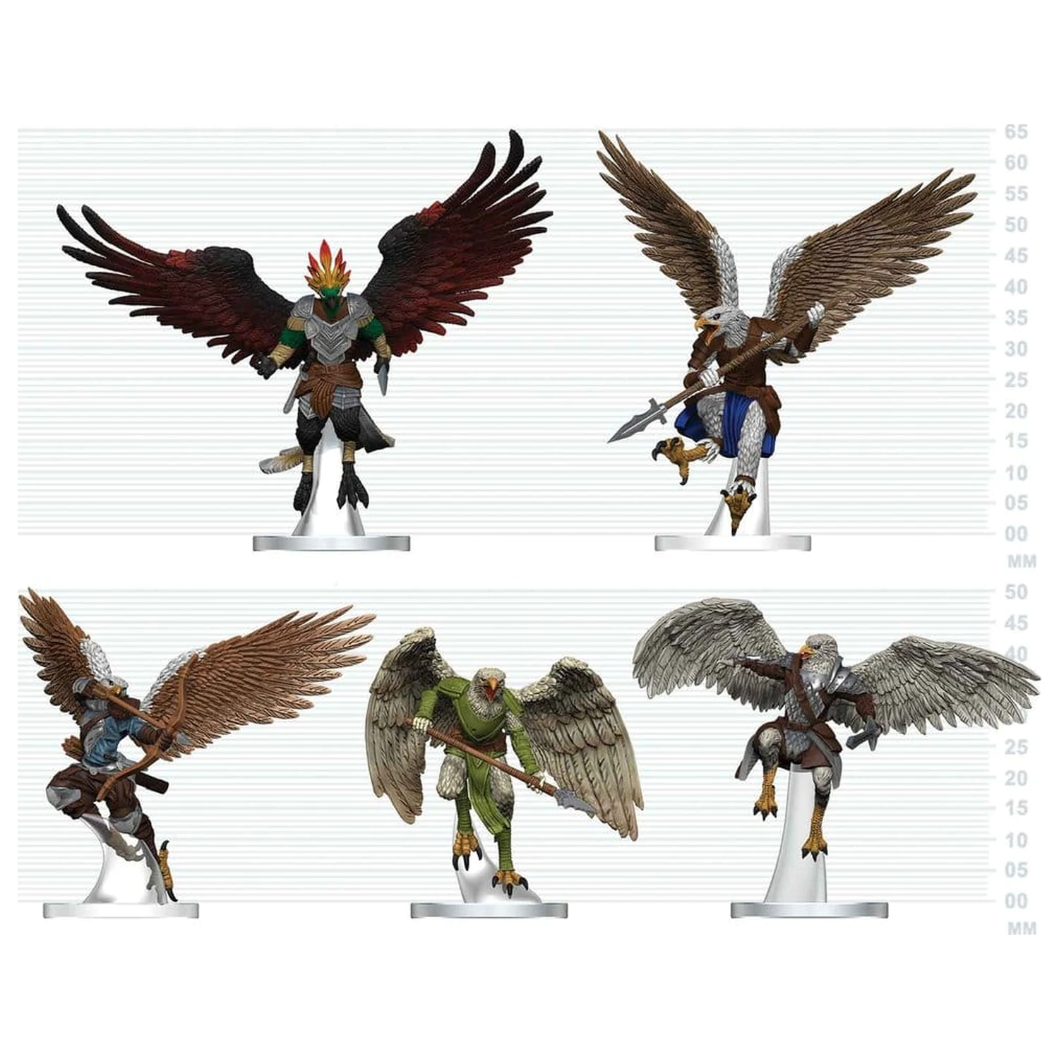 D&D Icons of the Realms Mini figúrky Aarakocra Flock 20 cm produktová fotografia