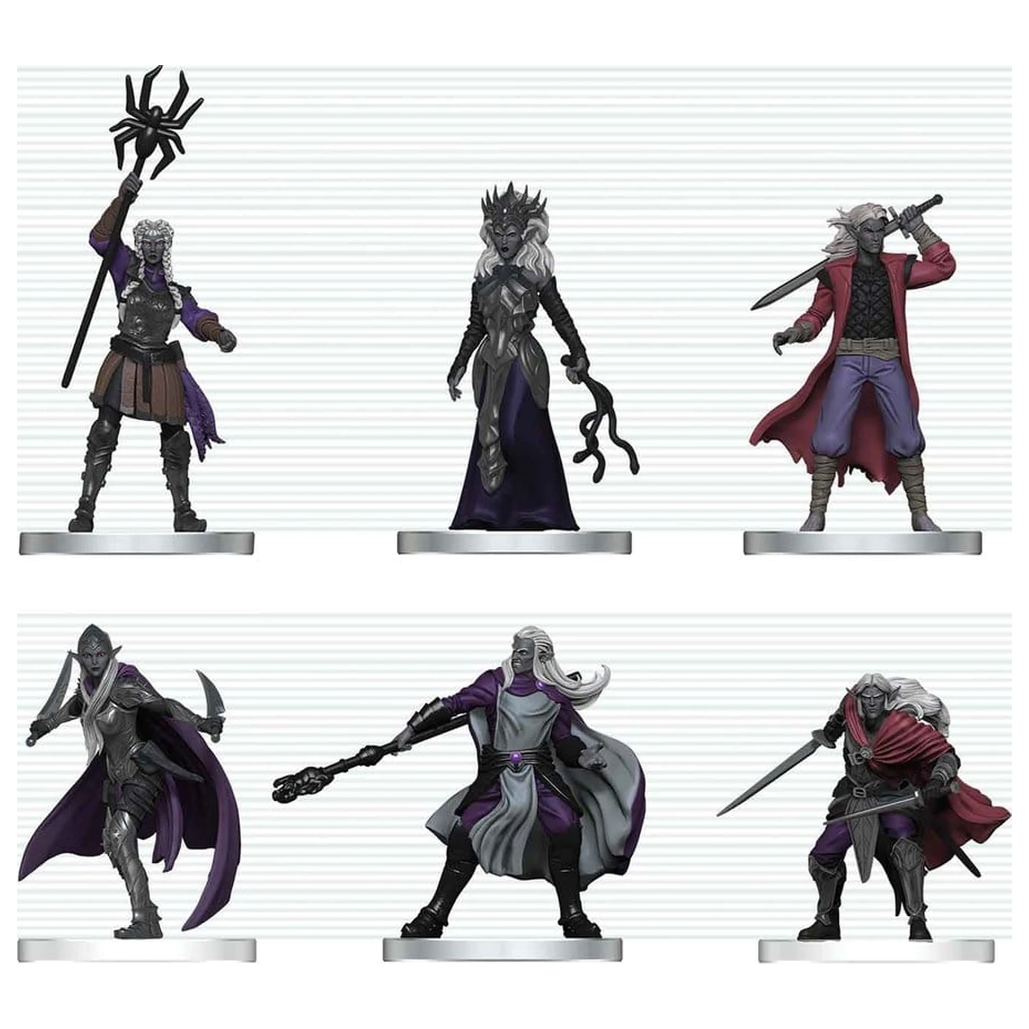 D&D Icons of the Realms Mini figúrky Drow Warband 20 cm produktová fotografia