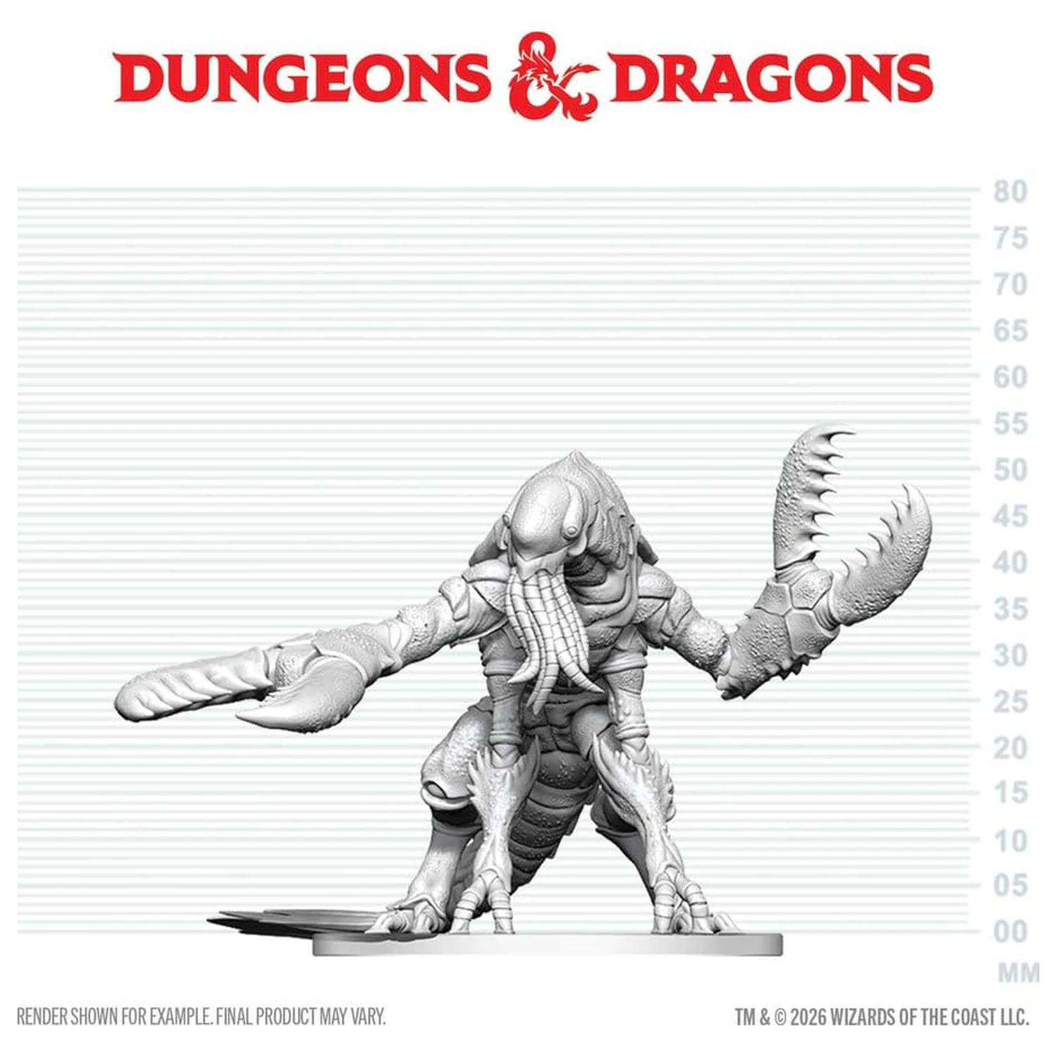 D&D Nolzur's Marvelous Miniatures Mini Figúrka Chuul produktová fotografia