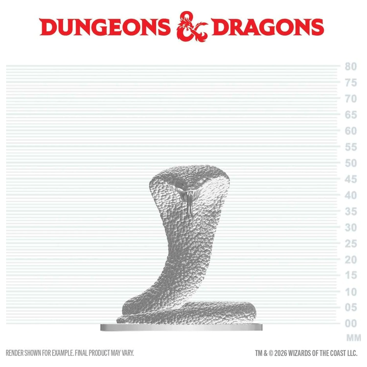 D&D Nolzur's Marvelous Miniatures Mini Figúrka Polárny Had produktová fotografia