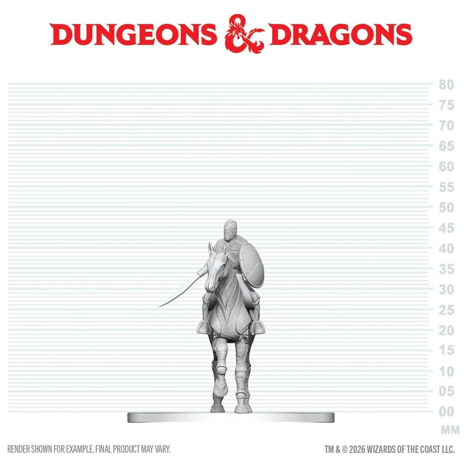 D&D Nolzur's Marvelous Miniatures Mini Figúrky Nimblewright Steed s jazdcom produktová fotografia