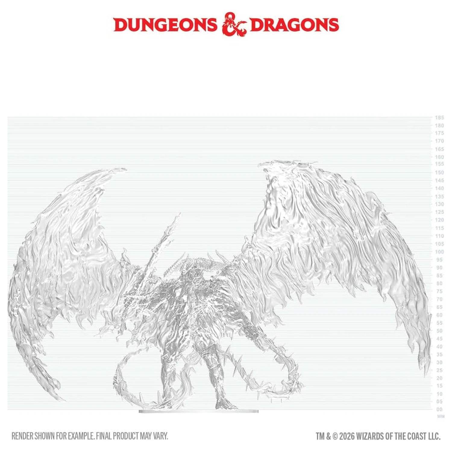 D&D Nolzur's Marvelous Miniatures nenamaľovaná Balor miniatúra v krabici, 20 cm produktová fotografia