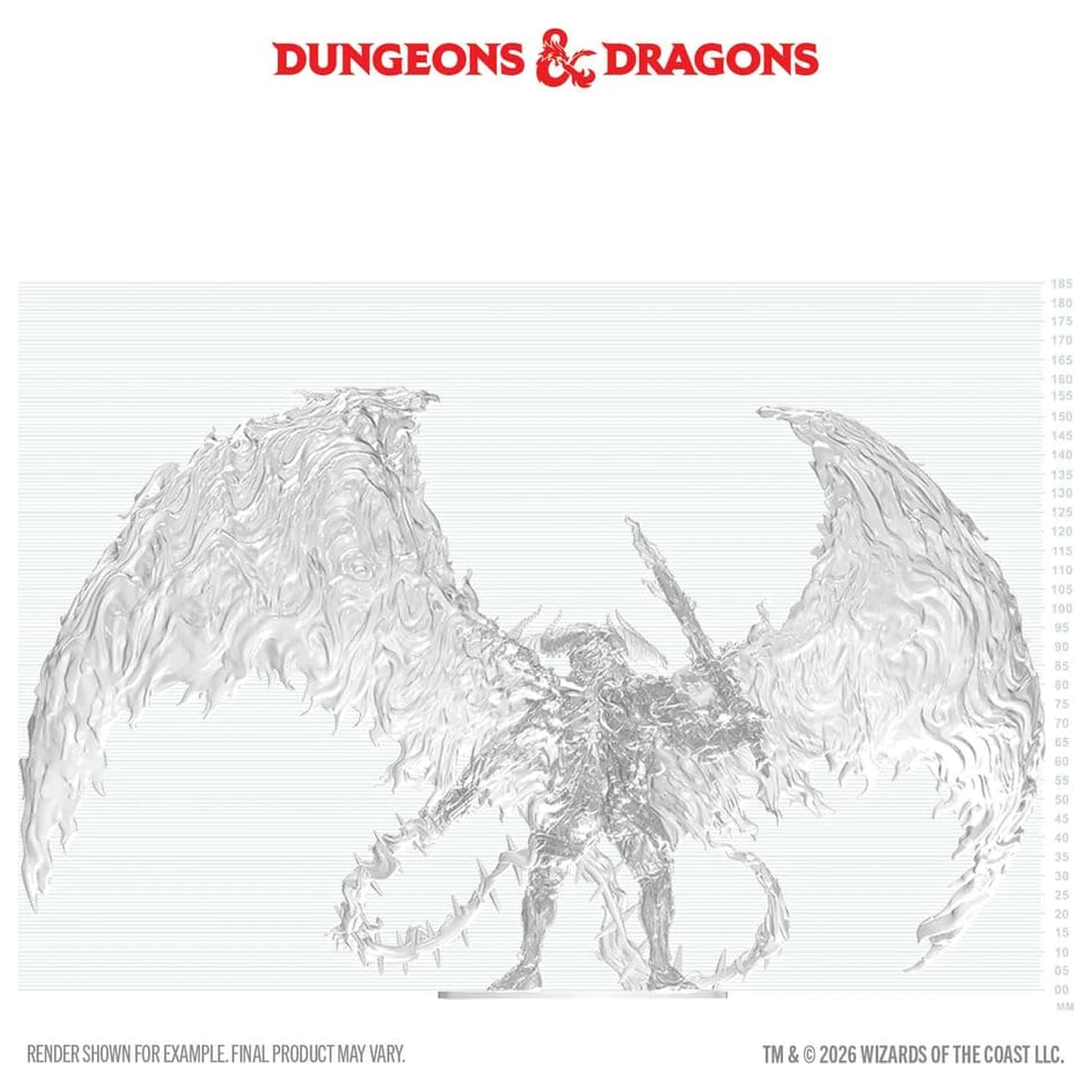 D&D Nolzur's Marvelous Miniatures nenamaľovaná Balor miniatúra v krabici, 20 cm produktová fotografia