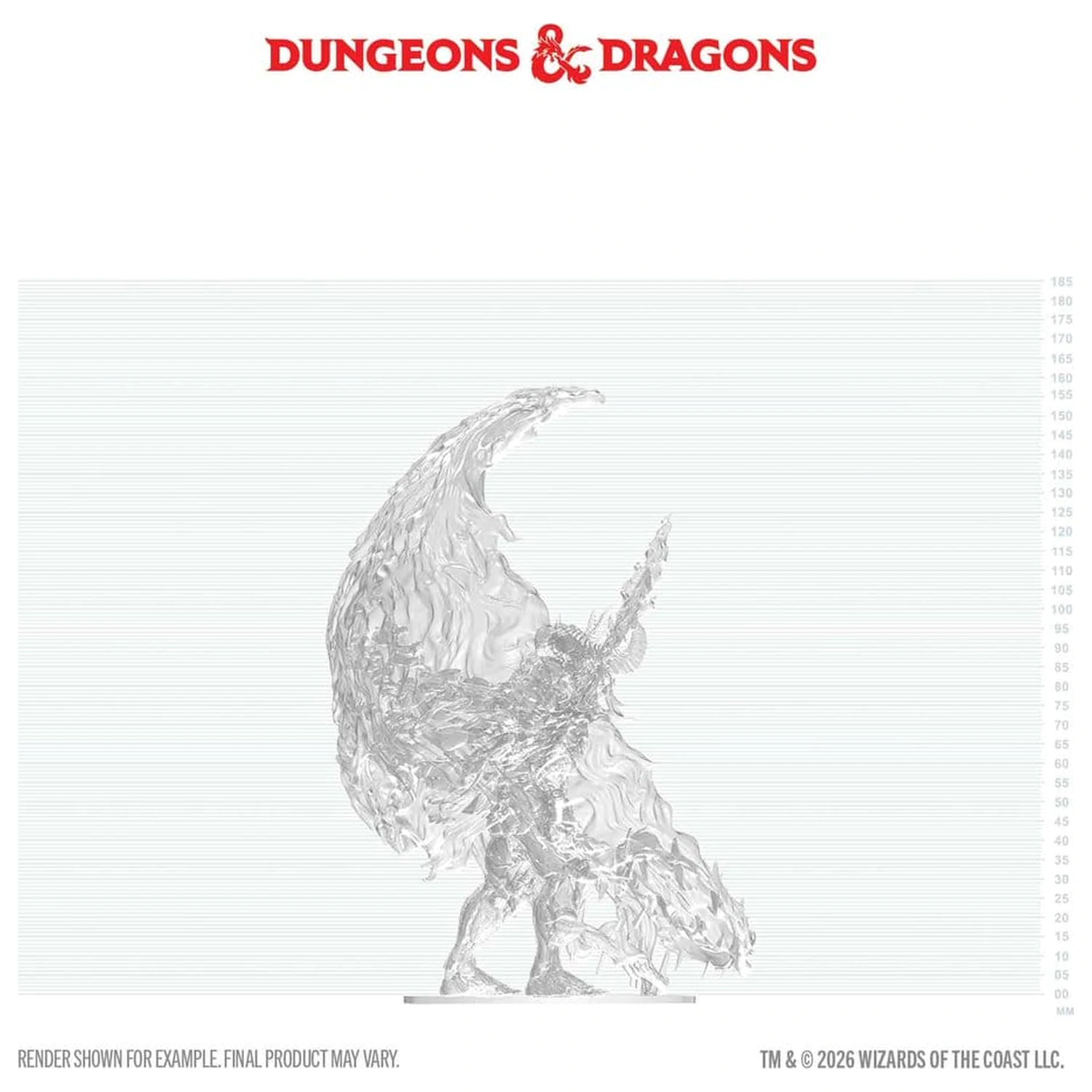 D&D Nolzur's Marvelous Miniatures nenamaľovaná Balor miniatúra v krabici, 20 cm produktová fotografia