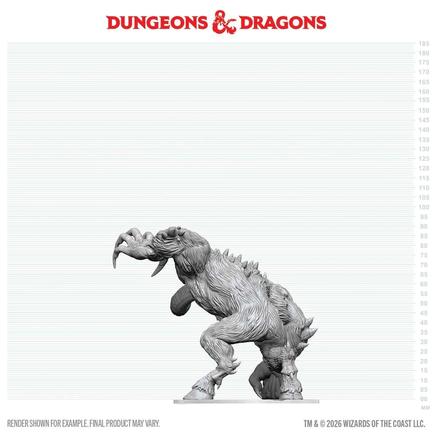 D&D Nolzur's Marvelous Miniatures nenamaľovaná krabicová miniatúra Goristro 15 cm produktová fotografia