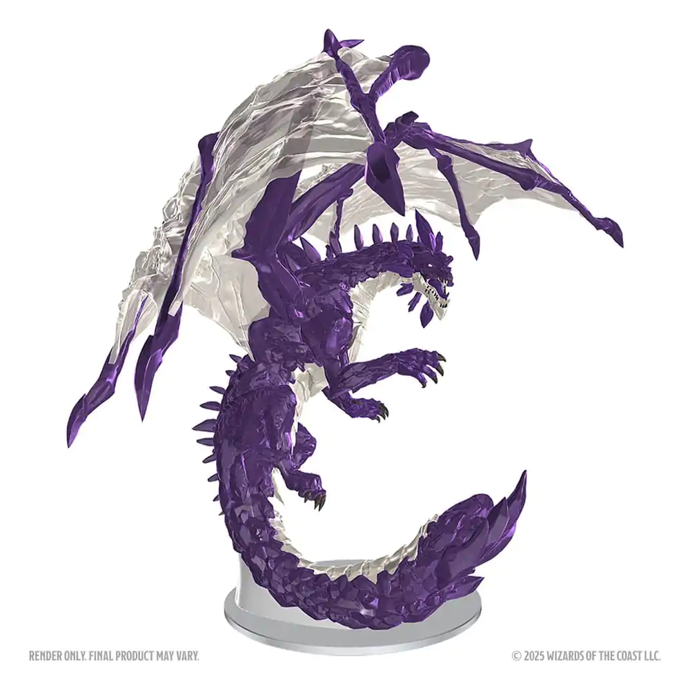 D&D Nolzur's Marvelous Miniatures nenamaľované miniatúry Adult Amethyst Dragon 38 cm produktová fotografia