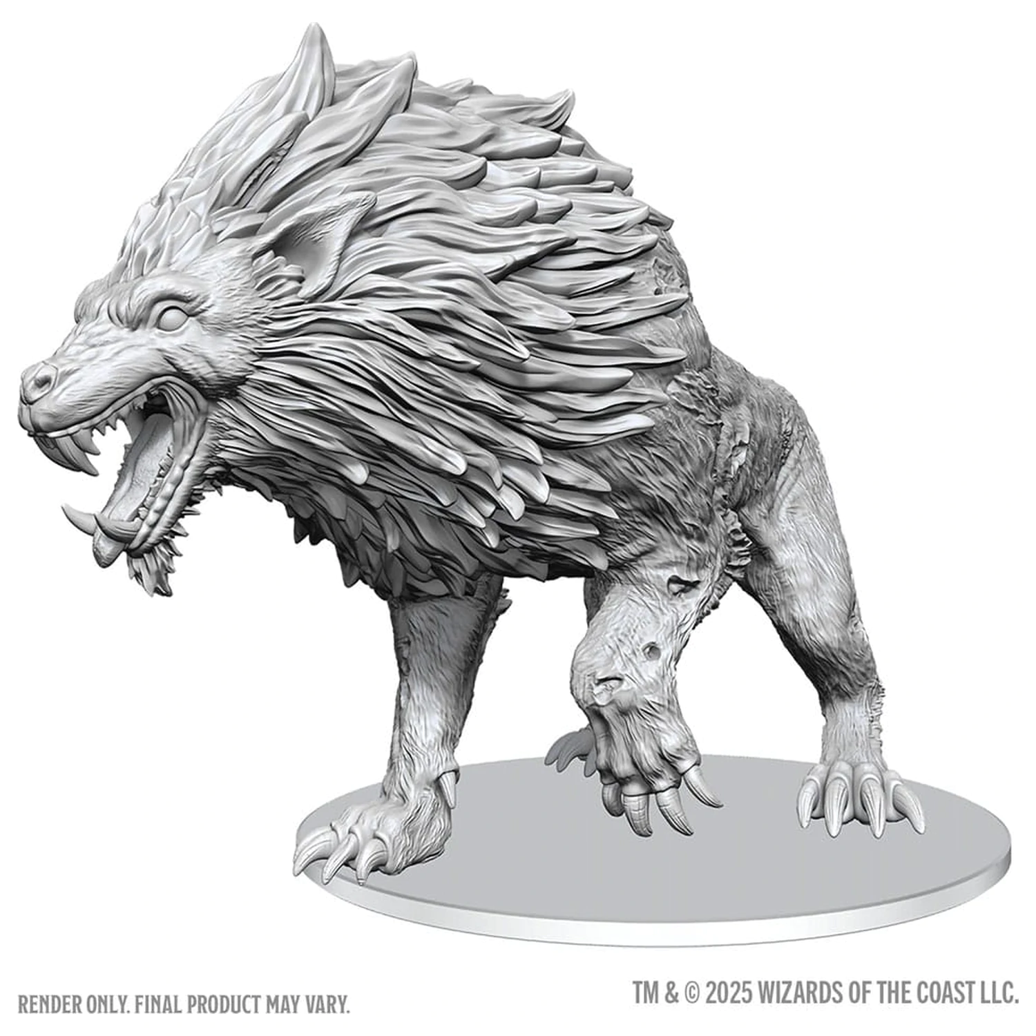 D&D Nolzur's Marvelous Miniatures nenafarbené miniatúry Dire Worg 11 cm produktová fotografia