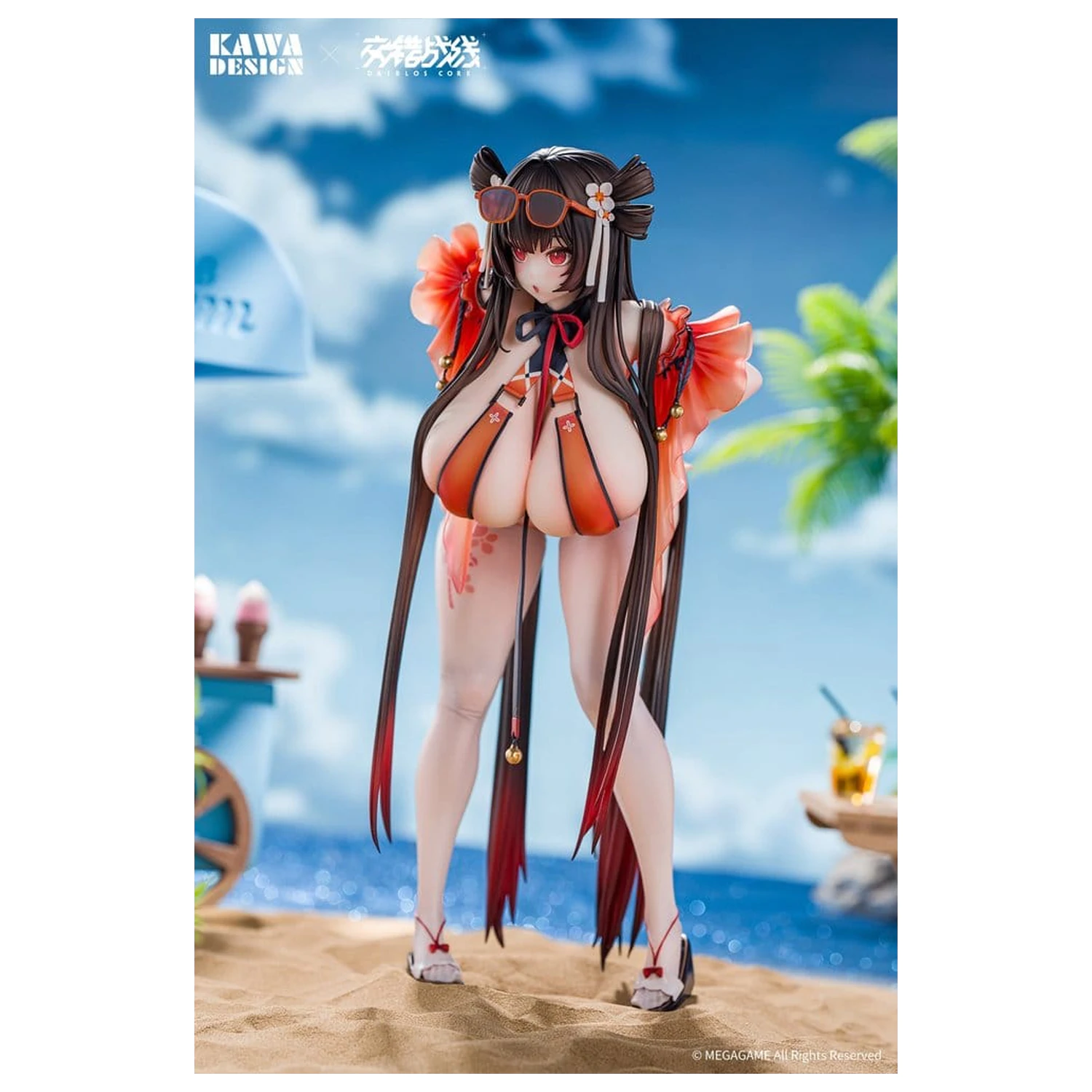Daiblos Core PVC figúrka 1/6 Maree Rouge Rakubai no Utage 25 cm produktová fotografia