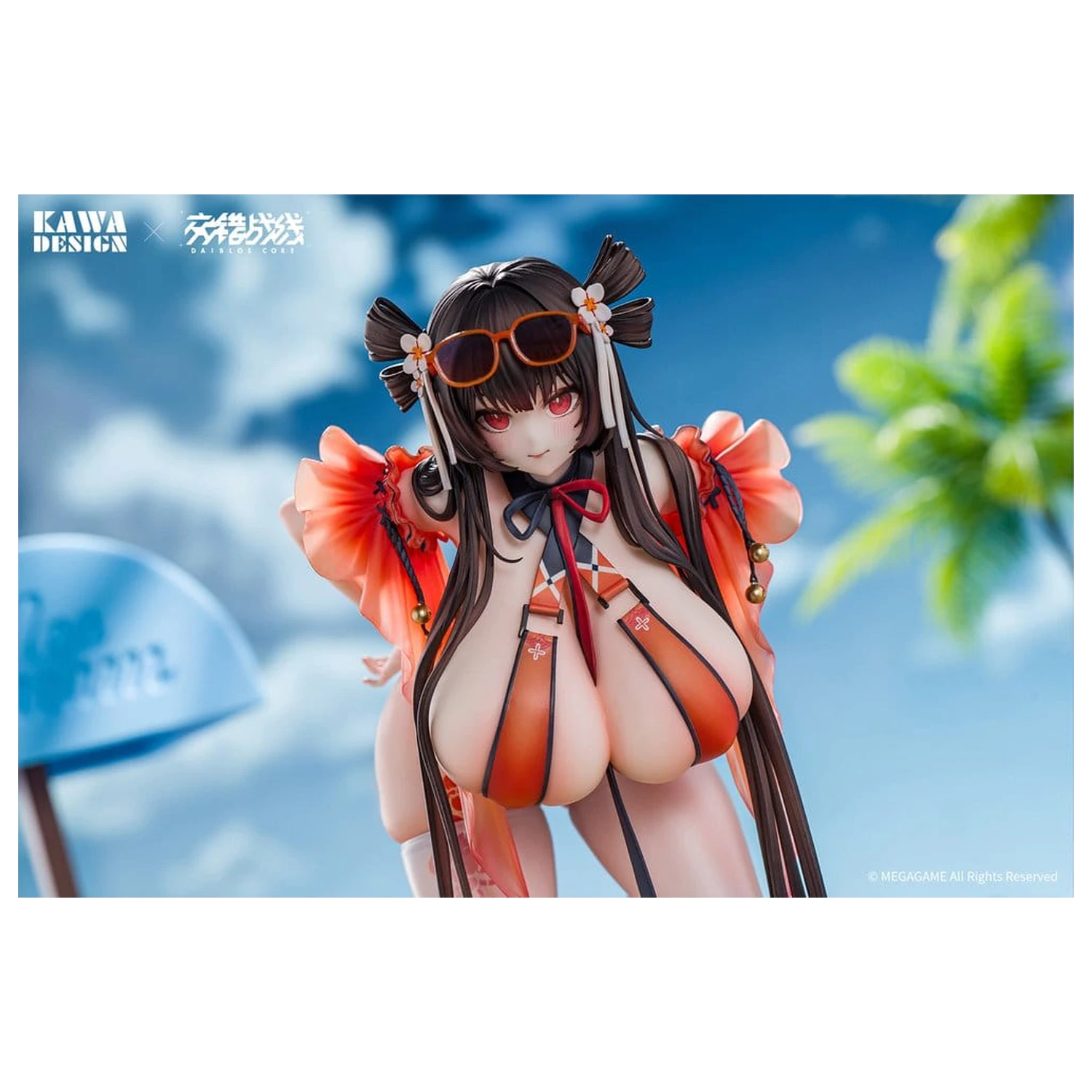 Daiblos Core PVC figúrka 1/6 Maree Rouge Rakubai no Utage 25 cm produktová fotografia
