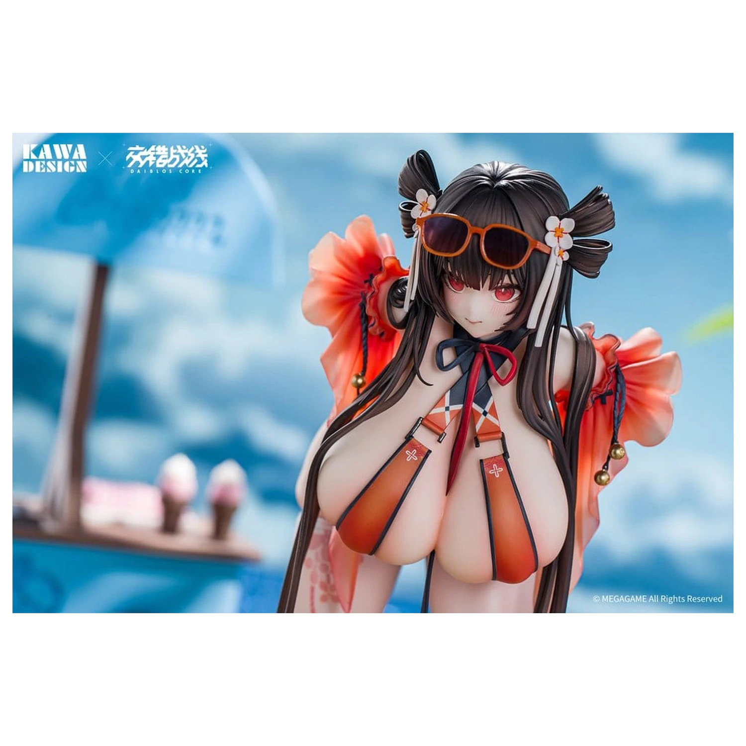 Daiblos Core PVC figúrka 1/6 Maree Rouge Rakubai no Utage 25 cm produktová fotografia