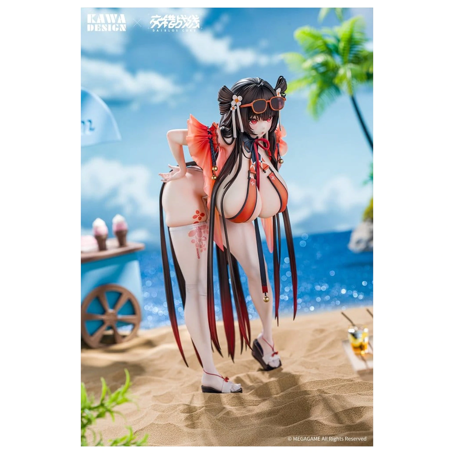 Daiblos Core PVC figúrka 1/6 Maree Rouge Rakubai no Utage 25 cm produktová fotografia
