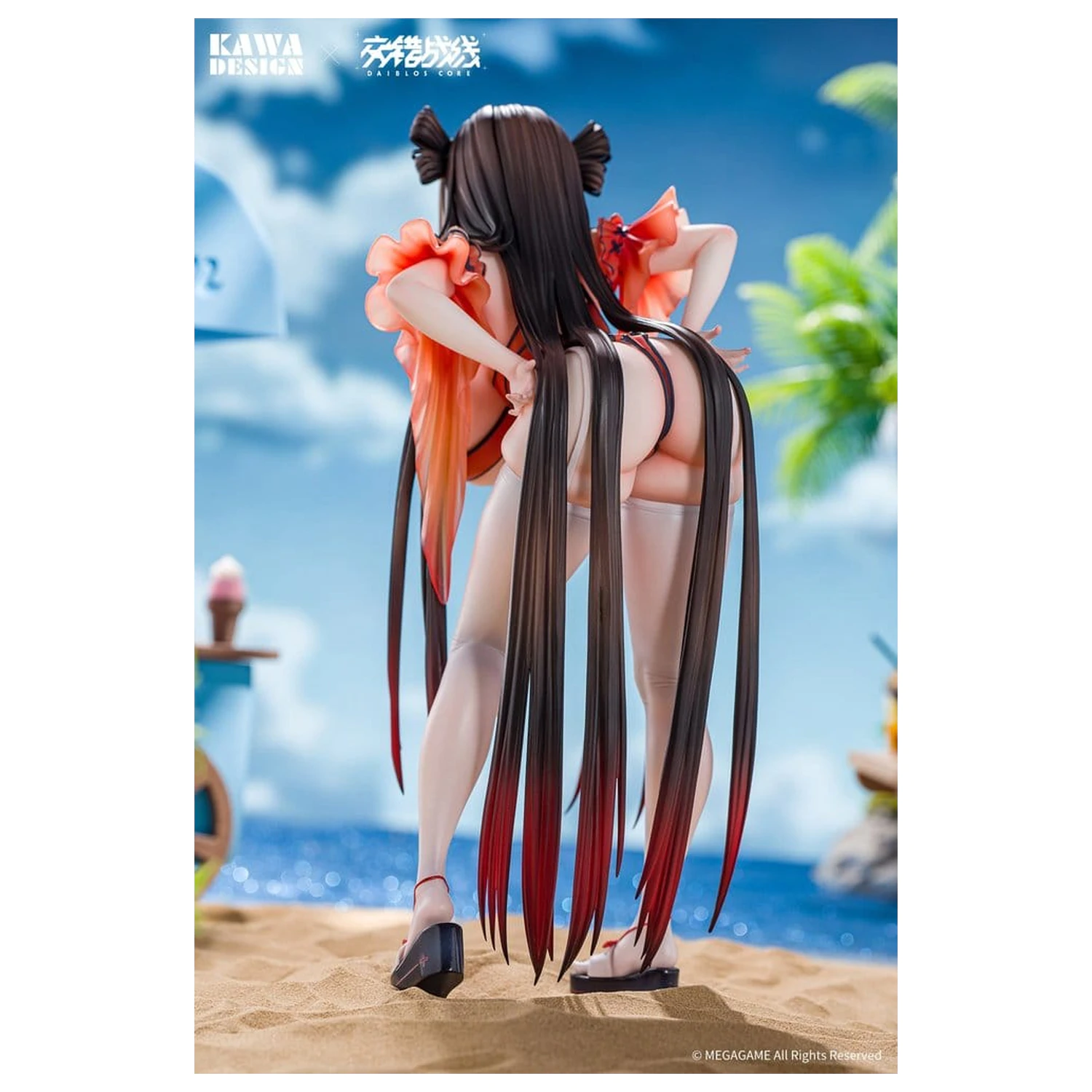 Daiblos Core PVC figúrka 1/6 Maree Rouge Rakubai no Utage 25 cm produktová fotografia