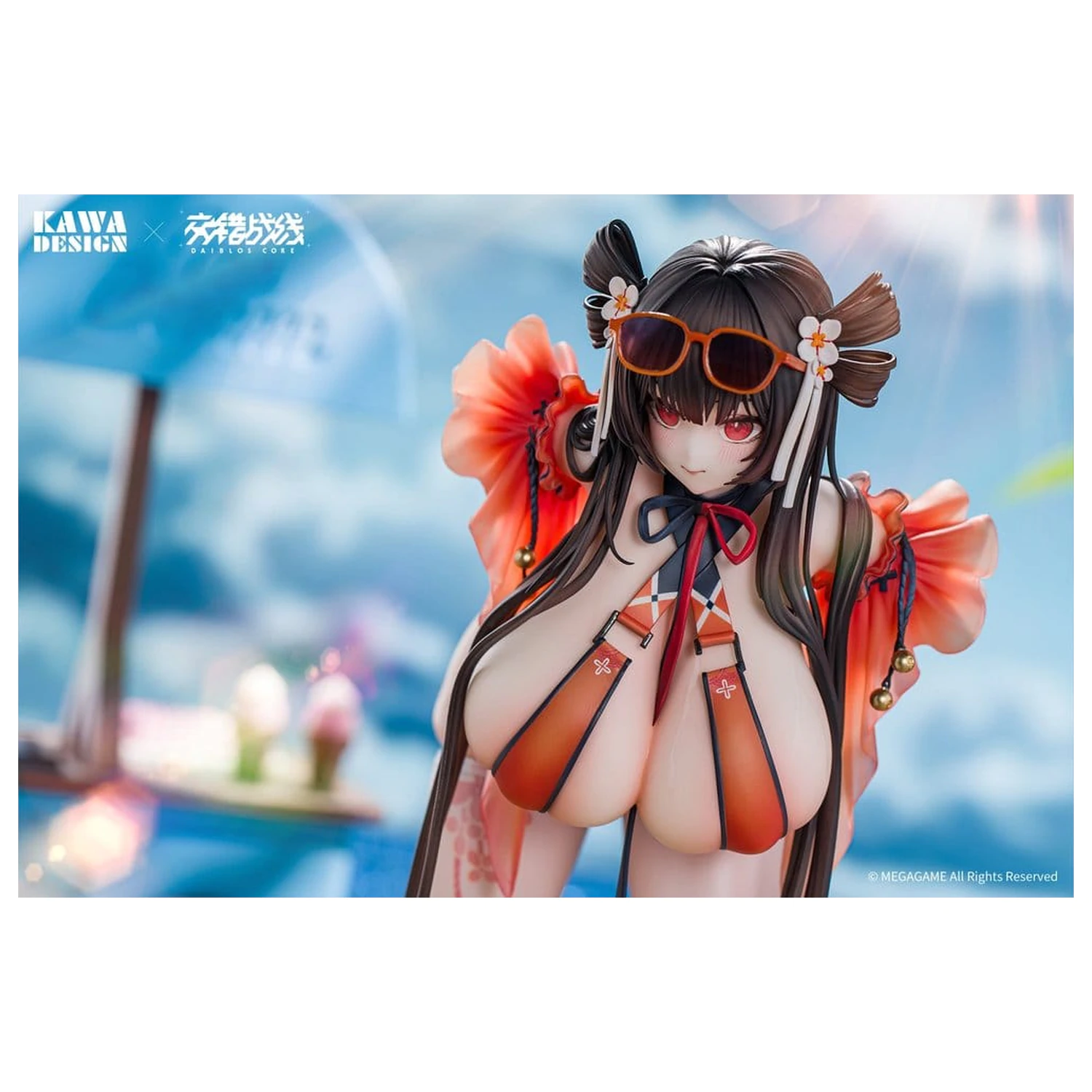 Daiblos Core PVC figúrka 1/6 Maree Rouge Rakubai no Utage Wet Ver. 25 cm produktová fotografia