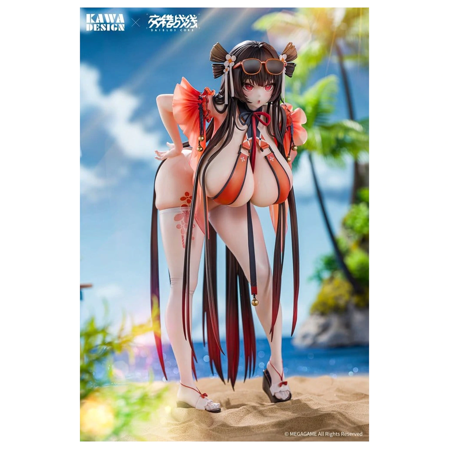 Daiblos Core PVC figúrka 1/6 Maree Rouge Rakubai no Utage Wet Ver. 25 cm produktová fotografia