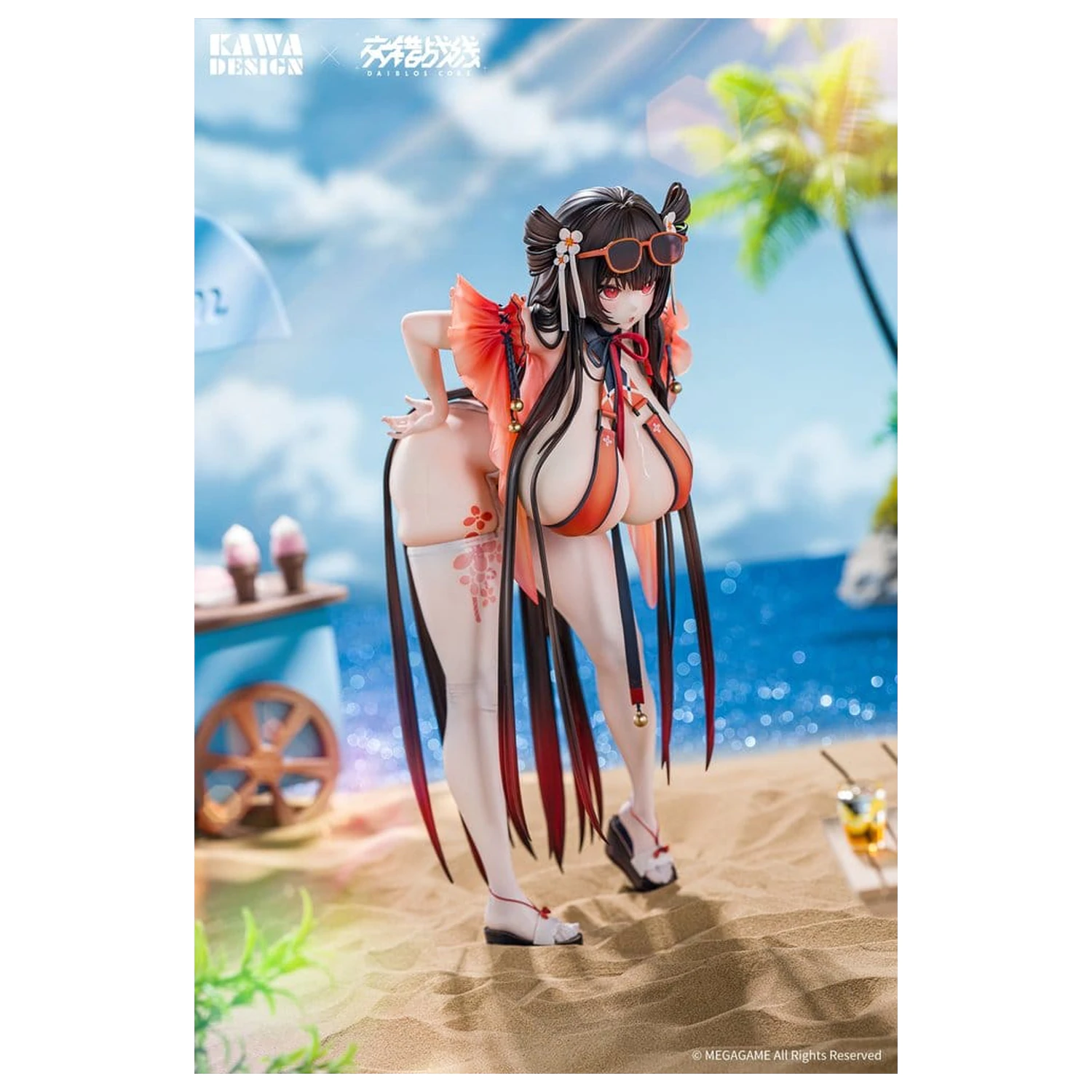 Daiblos Core PVC figúrka 1/6 Maree Rouge Rakubai no Utage Wet Ver. 25 cm produktová fotografia