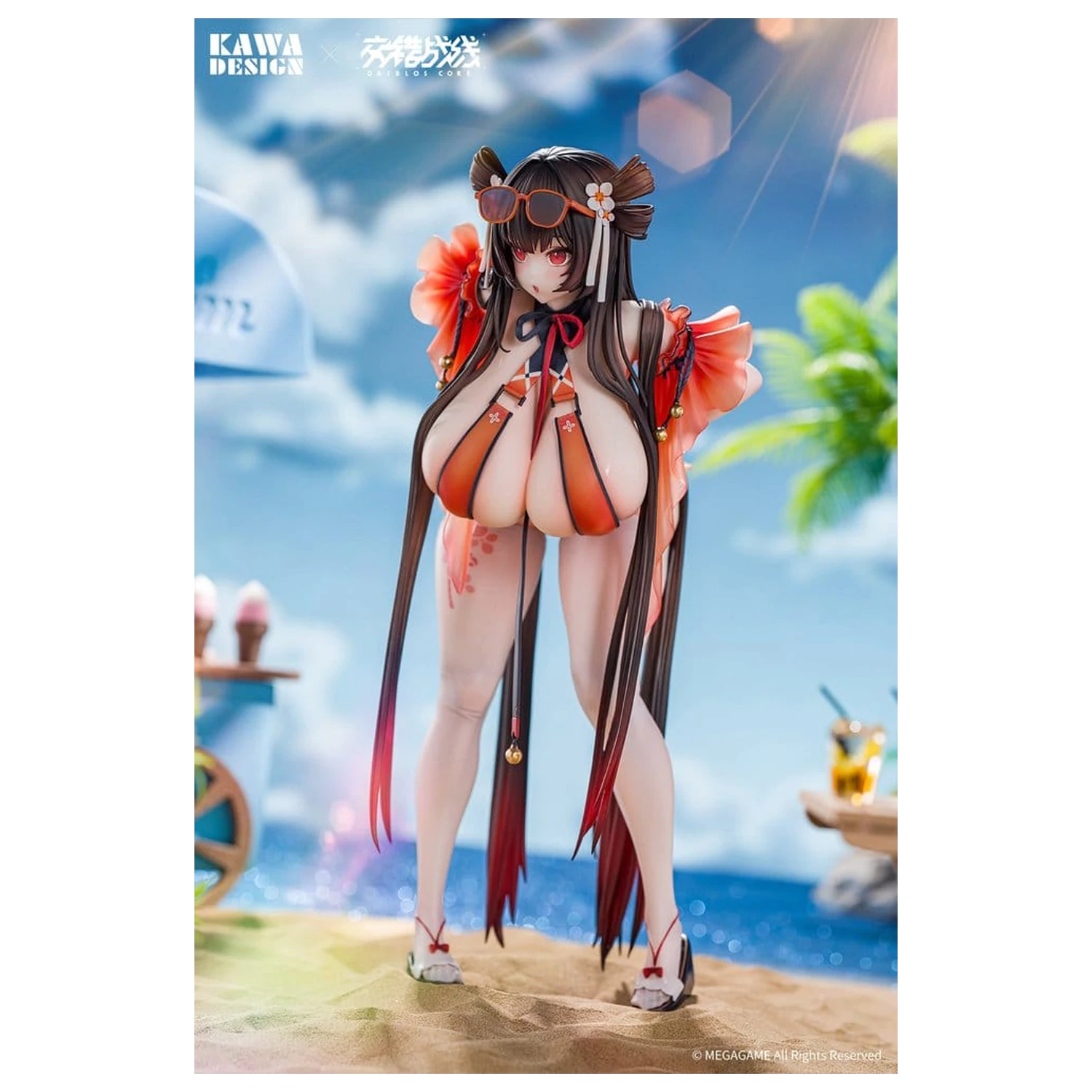 Daiblos Core PVC figúrka 1/6 Maree Rouge Rakubai no Utage Wet Ver. 25 cm produktová fotografia