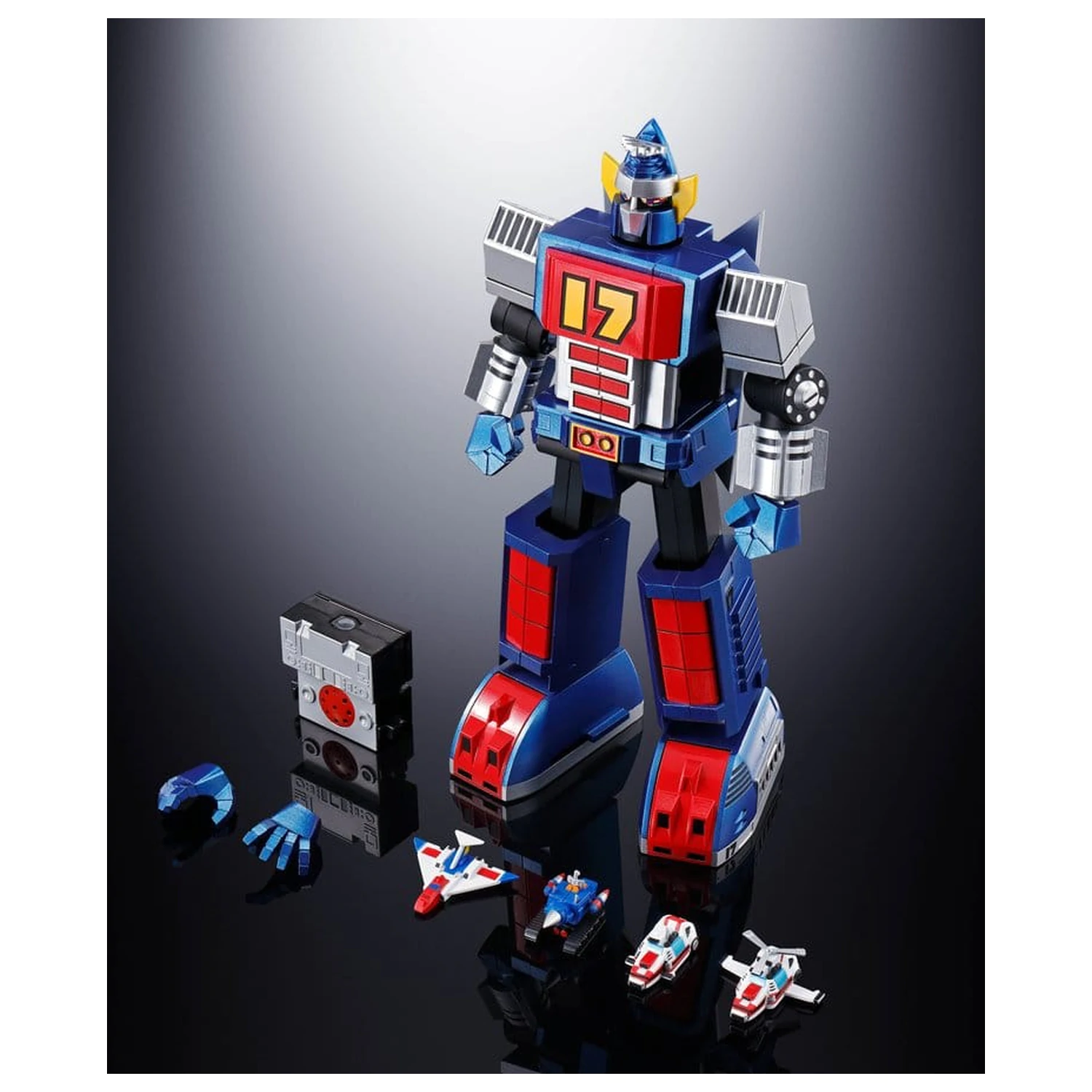 Daitetsujin 17 Soul of Chogokin Diecast akčná figúrka GX-101S Daitetsujin 17 & 18 Graviton Box 18 cm produktová fotografia