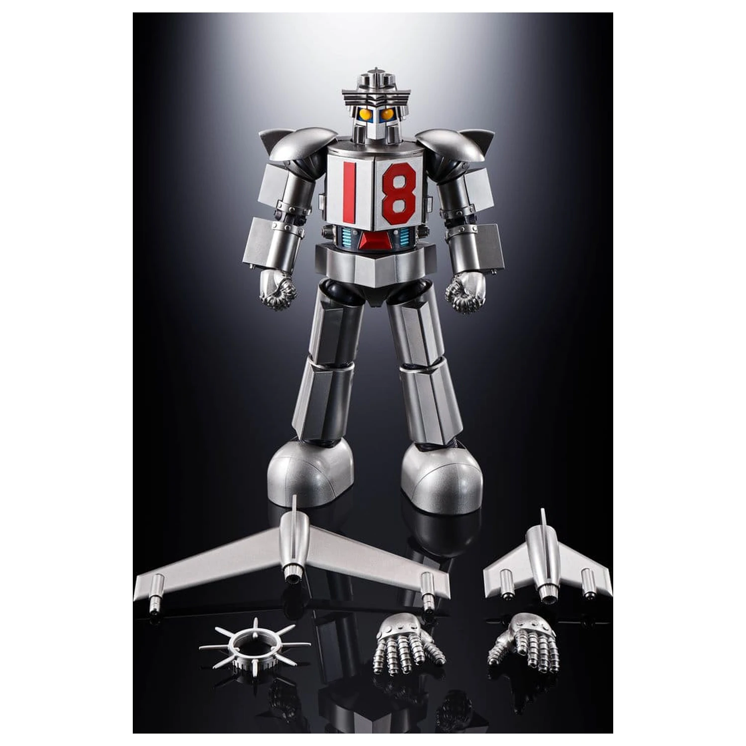 Daitetsujin 17 Soul of Chogokin Diecast akčná figúrka GX-101S Daitetsujin 17 & 18 Graviton Box 18 cm produktová fotografia