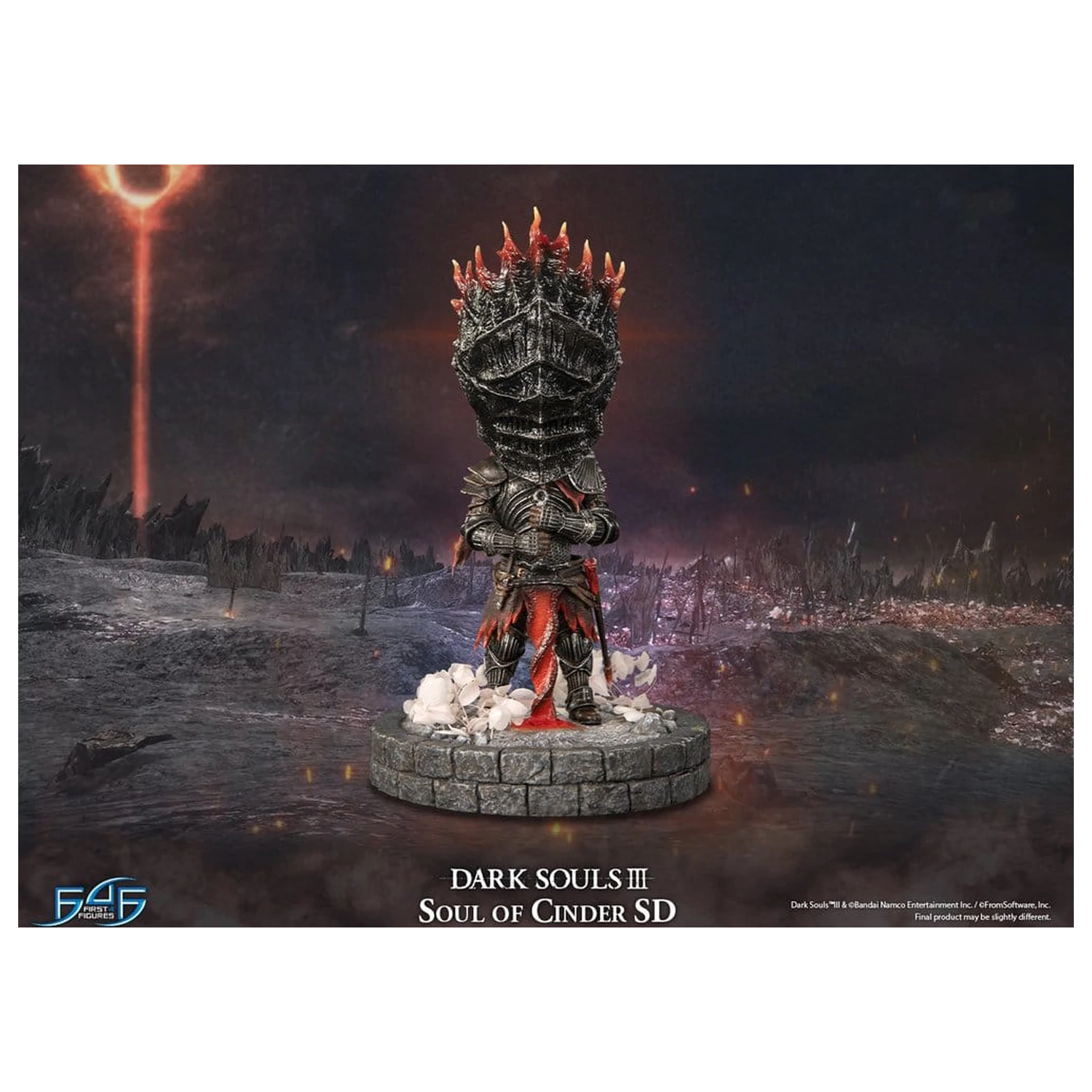 Dark Souls III živicová socha Soul of Cinder SD 22 cm produktová fotografia