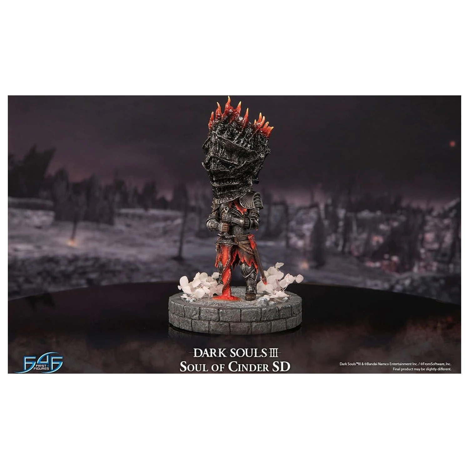 Dark Souls III živicová socha Soul of Cinder SD 22 cm produktová fotografia