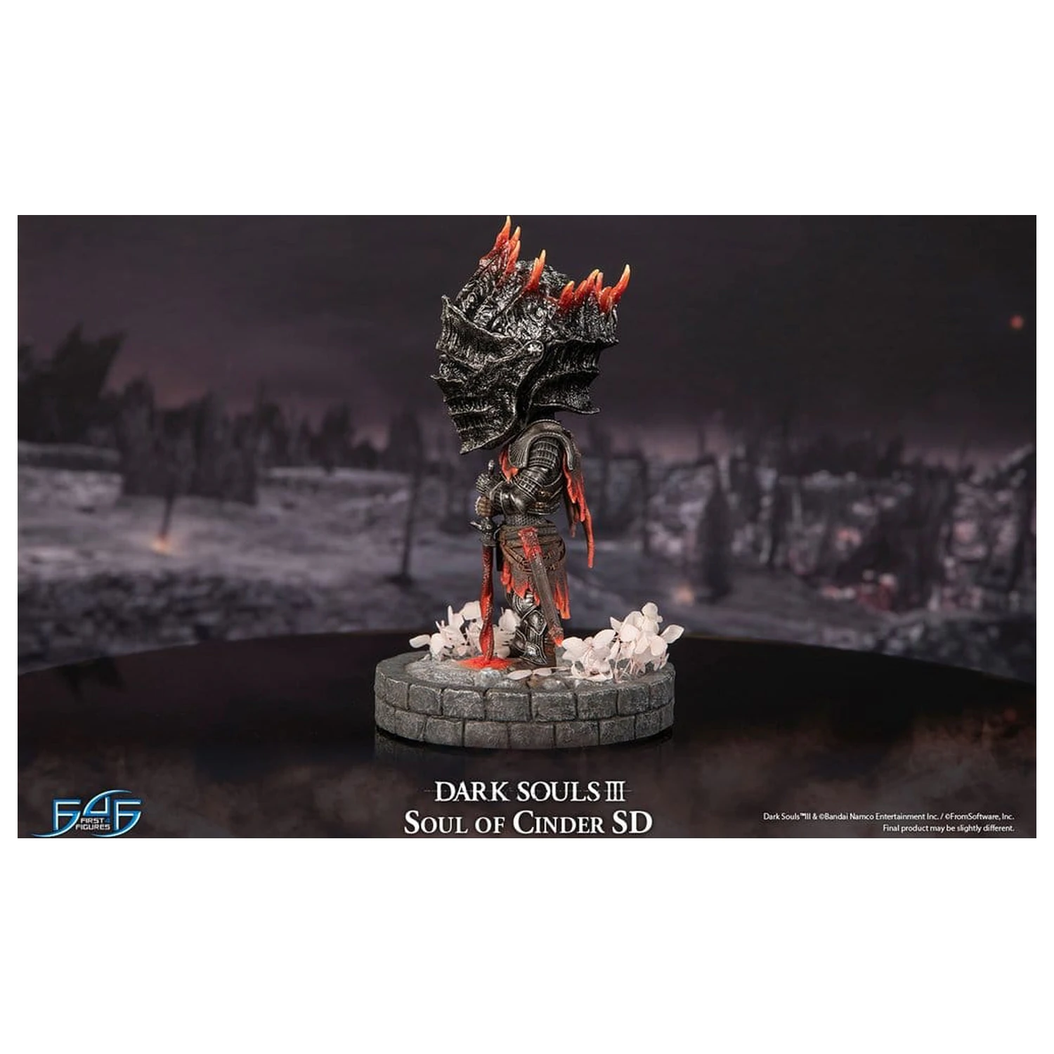 Dark Souls III živicová socha Soul of Cinder SD 22 cm produktová fotografia