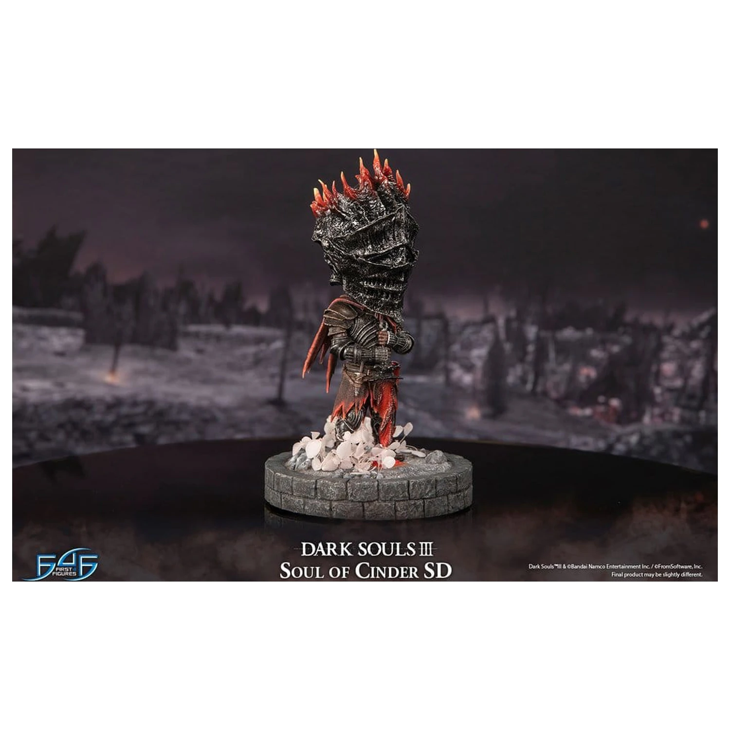 Dark Souls III živicová socha Soul of Cinder SD 22 cm produktová fotografia
