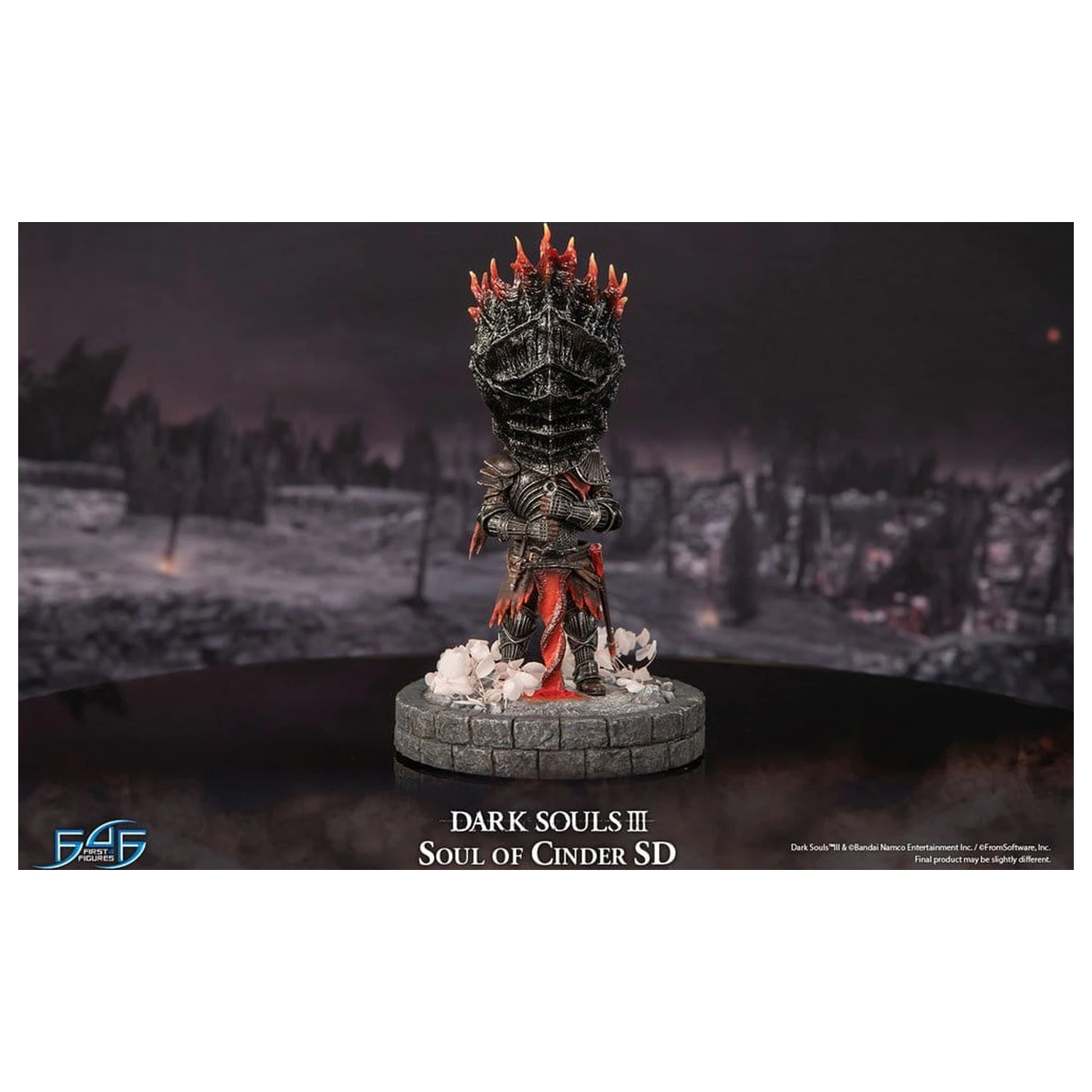 Dark Souls III živicová socha Soul of Cinder SD 22 cm produktová fotografia