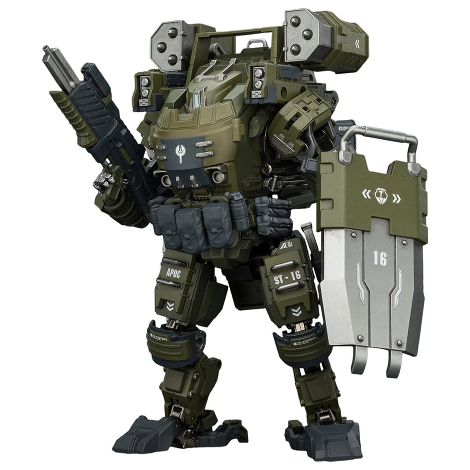 Dark Source akčná figúrka 1/25 APOC Series Storm Surge Heavy Fire Assault Mech ST-8616 14 cm produktová fotografia