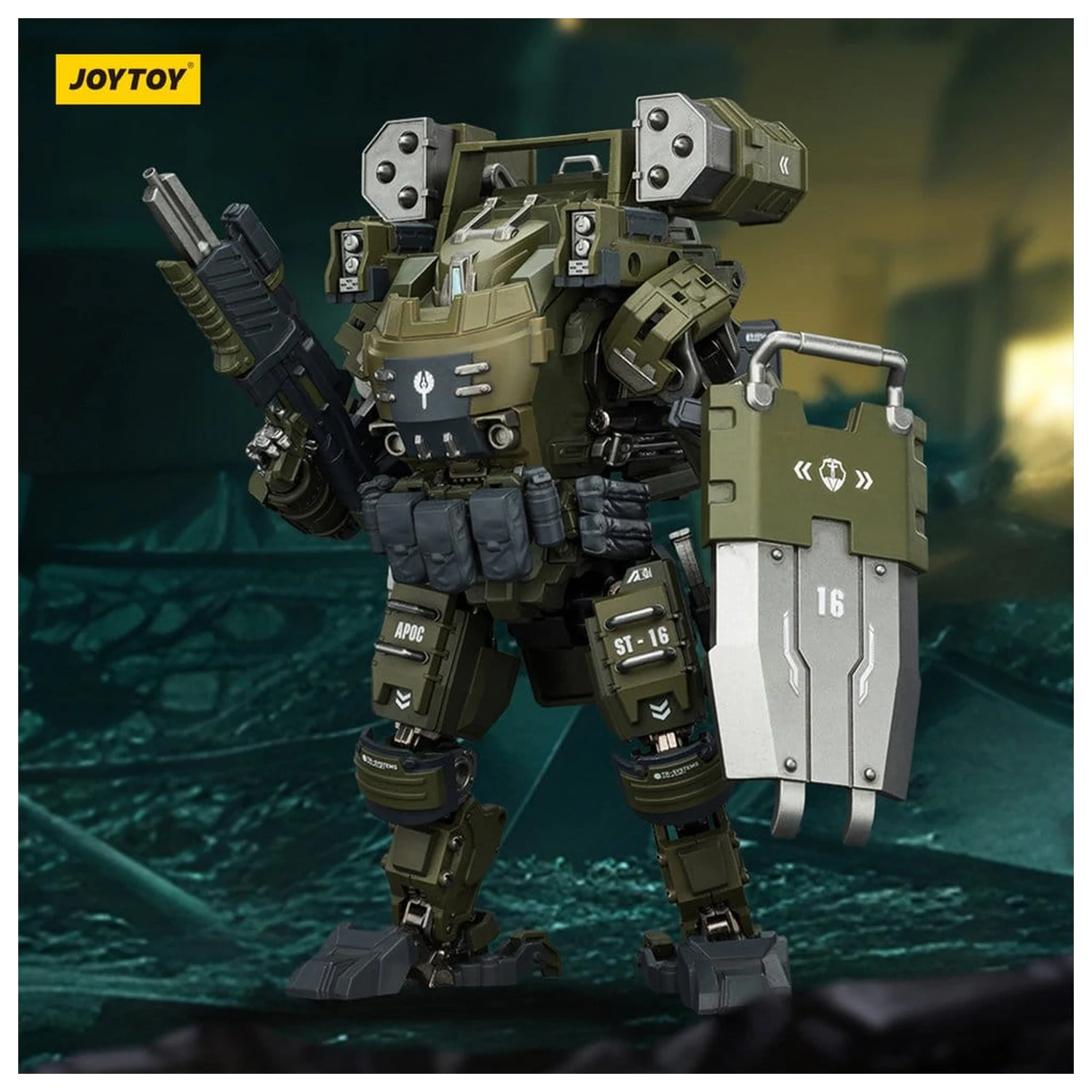 Dark Source akčná figúrka 1/25 APOC Series Storm Surge Heavy Fire Assault Mech ST-8616 14 cm produktová fotografia