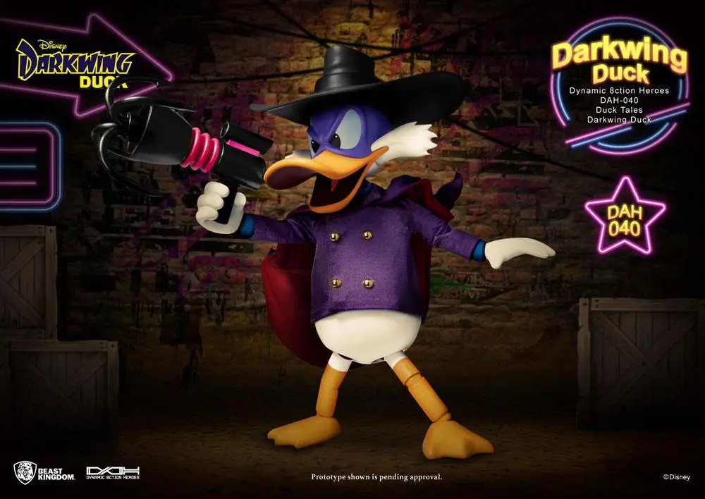 Darkwing Duck Dynamic 8ction Heroes figúrka 1/9 Darkwing Duck 16 cm termékfotó