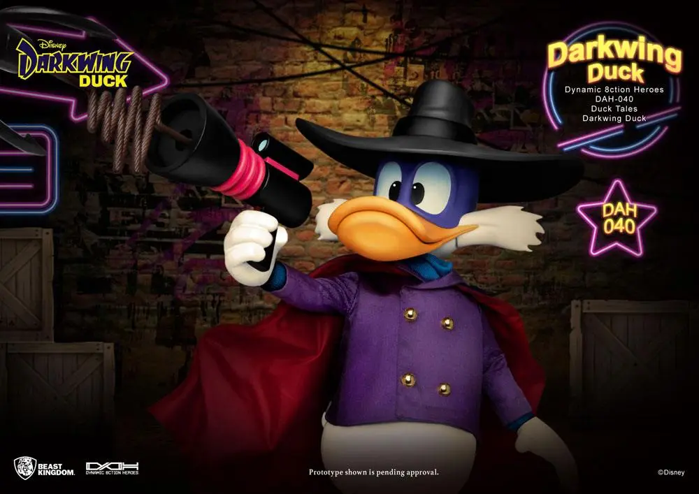 Darkwing Duck Dynamic 8ction Heroes figúrka 1/9 Darkwing Duck 16 cm termékfotó