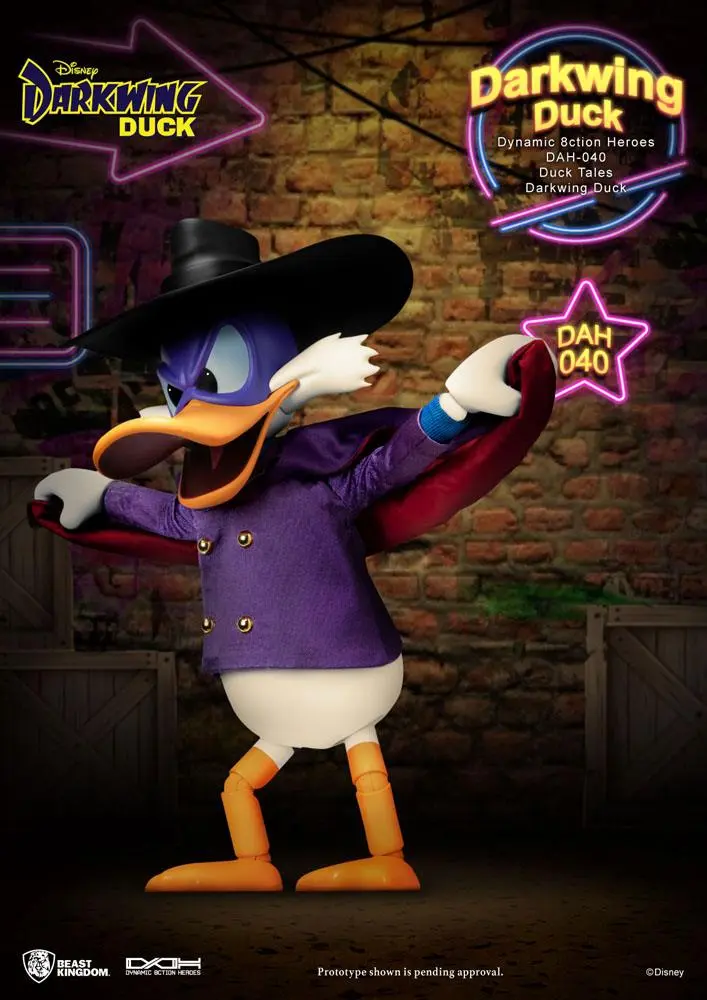 Darkwing Duck Dynamic 8ction Heroes figúrka 1/9 Darkwing Duck 16 cm termékfotó