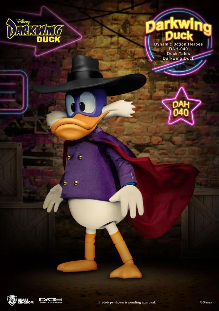 Darkwing Duck Dynamic 8ction Heroes figúrka 1/9 Darkwing Duck 16 cm termékfotó