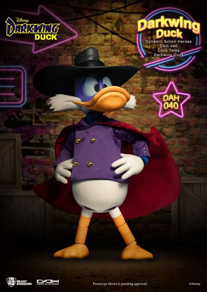 Darkwing Duck Dynamic 8ction Heroes figúrka 1/9 Darkwing Duck 16 cm termékfotó