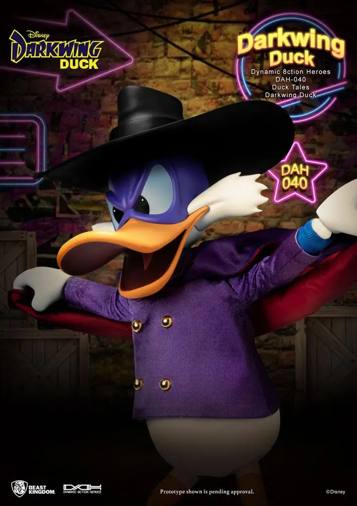 Darkwing Duck Dynamic 8ction Heroes figúrka 1/9 Darkwing Duck 16 cm termékfotó