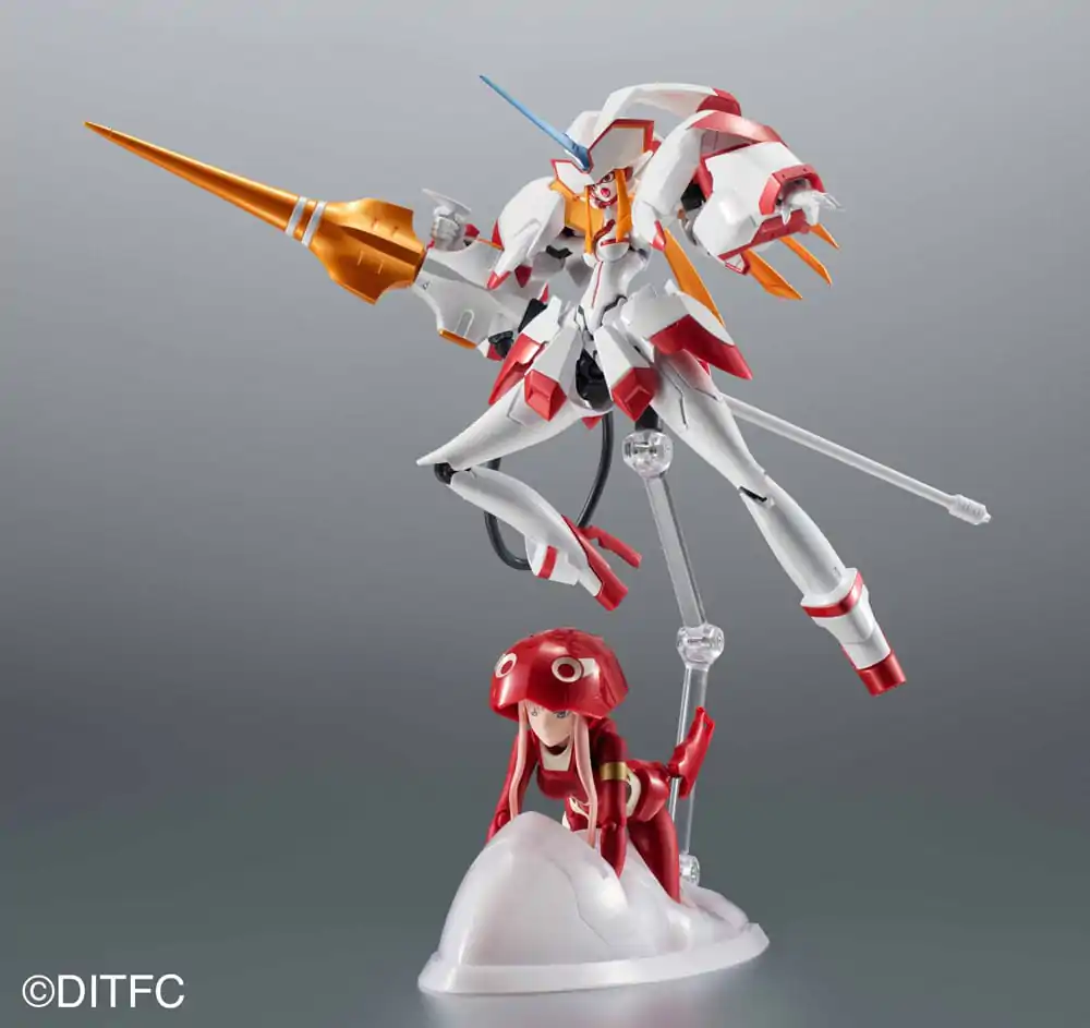 Darling in the Franxx S.H. Figuarts x The Robot Spirits Akčná figúrka Zero Two & Strelizia 5th Anniversary Set 16 cm produktová fotografia