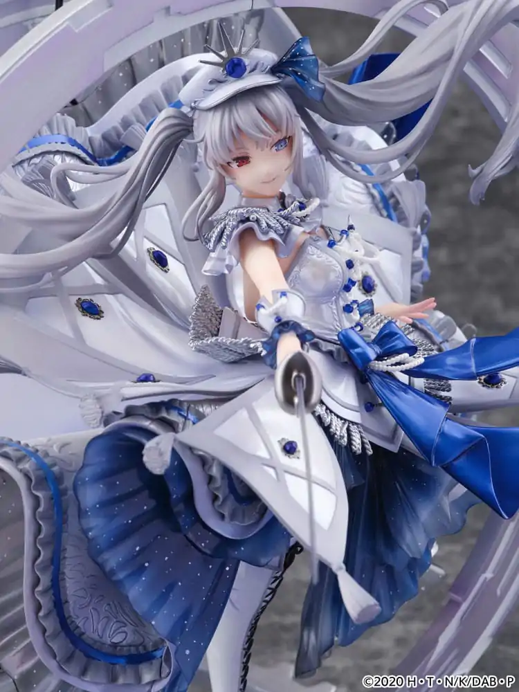 Date A Bullet SHIBUYA SCRAMBLE FIGURE PVC Socha 1/7 The White Queen -Royal Blue Sapphire Dress Ver. 33 cm produktová fotografia